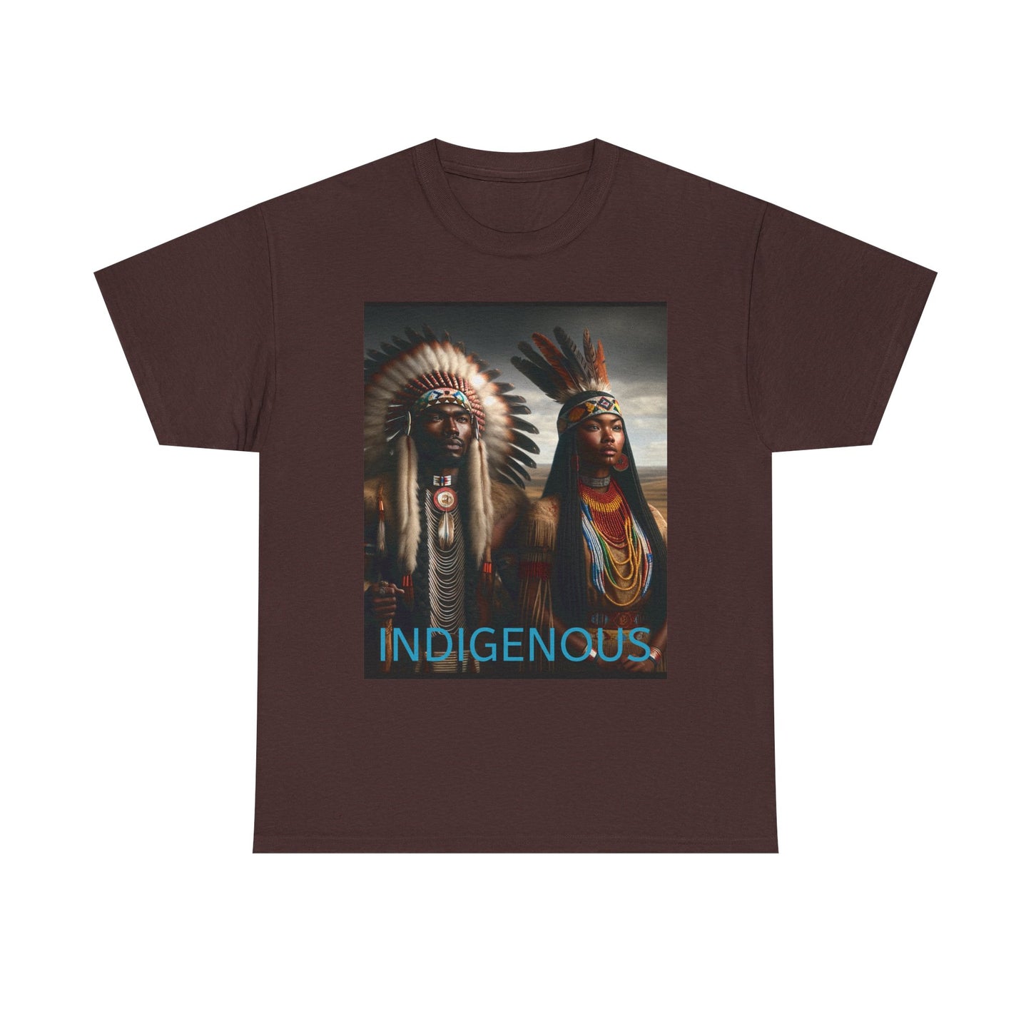 Indigenous Heavy Cotton Tee - Celebrate Native Heritage