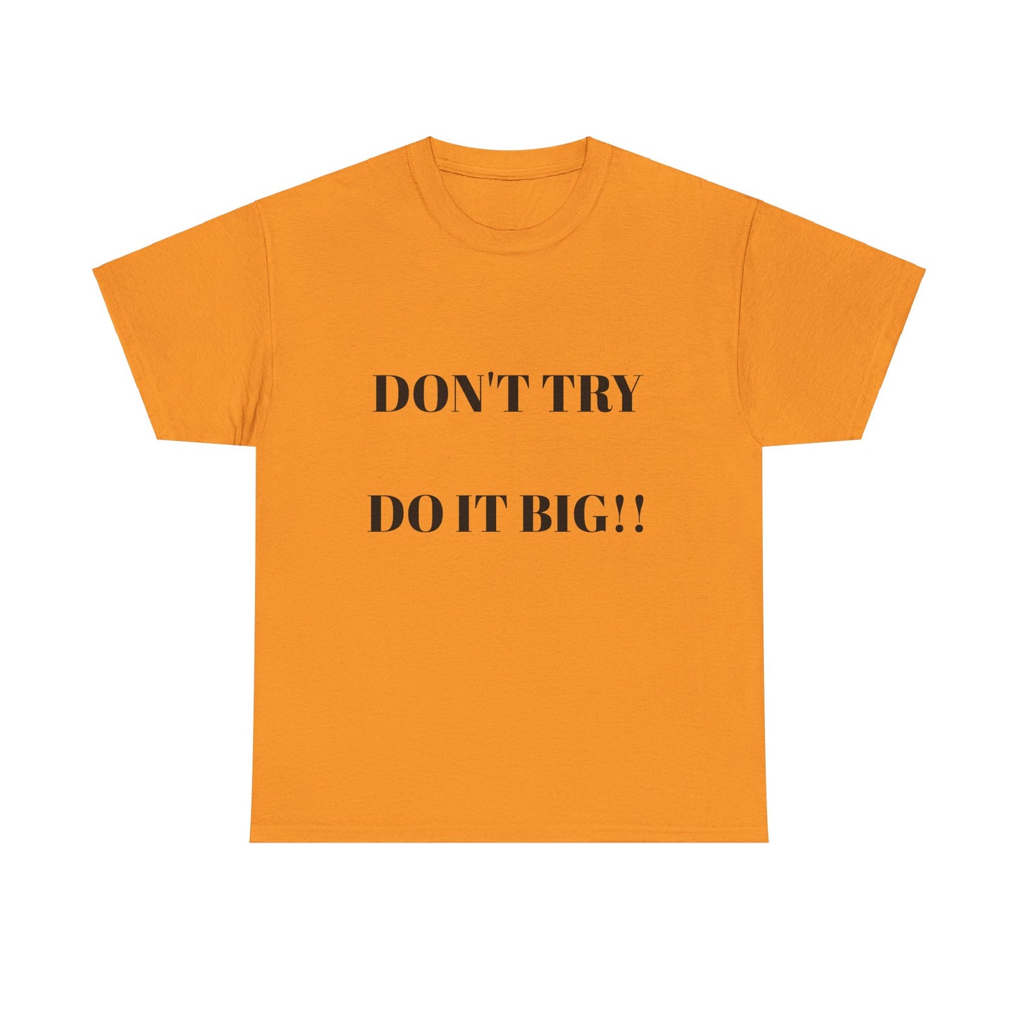 Front and back Don't try