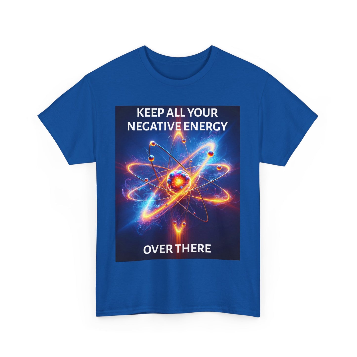 Keep Your Negative Energy Unisex Heavy Cotton Tee - Positive Vibes Only Shirt
