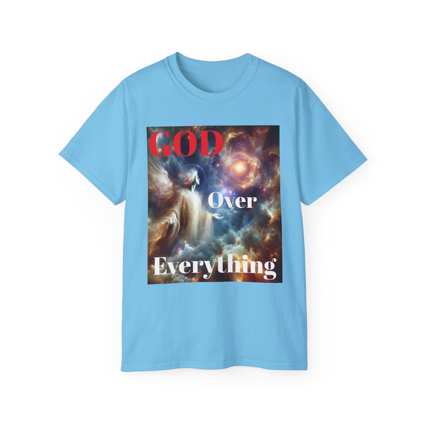 God Over Everything Unisex Ultra Cotton Tee - Spiritual Inspirational T-Shirt