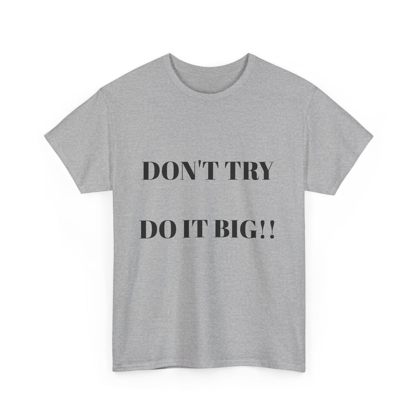 Front and back Don't try