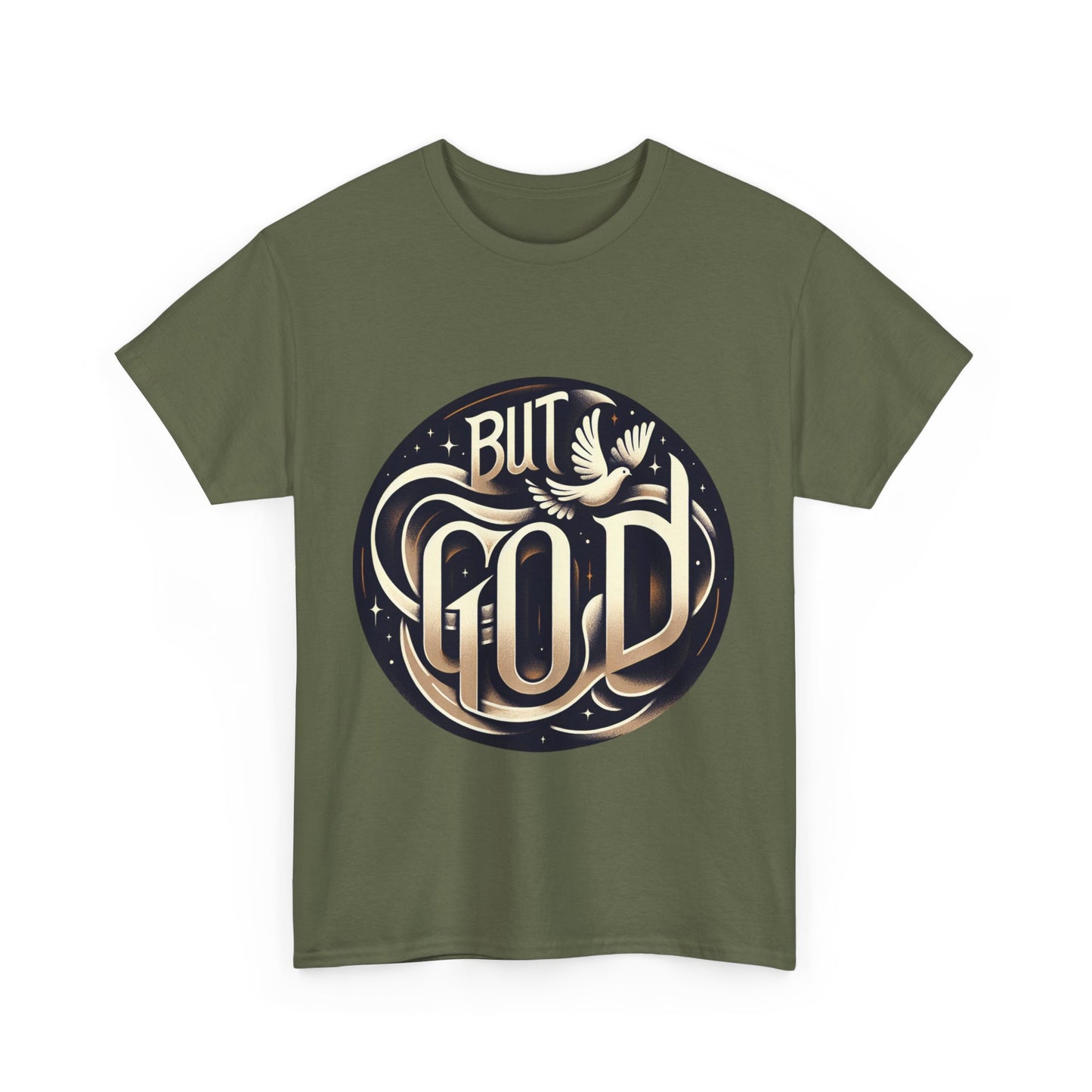 But God Unisex Heavy Cotton Tee - Inspirational Faith T-Shirt