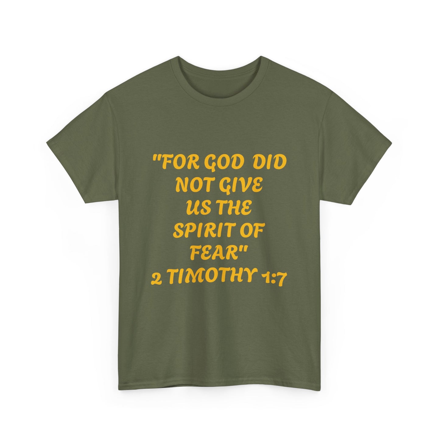 "FEARLESS front and back " - Unisex Heavy Cotton Shirt