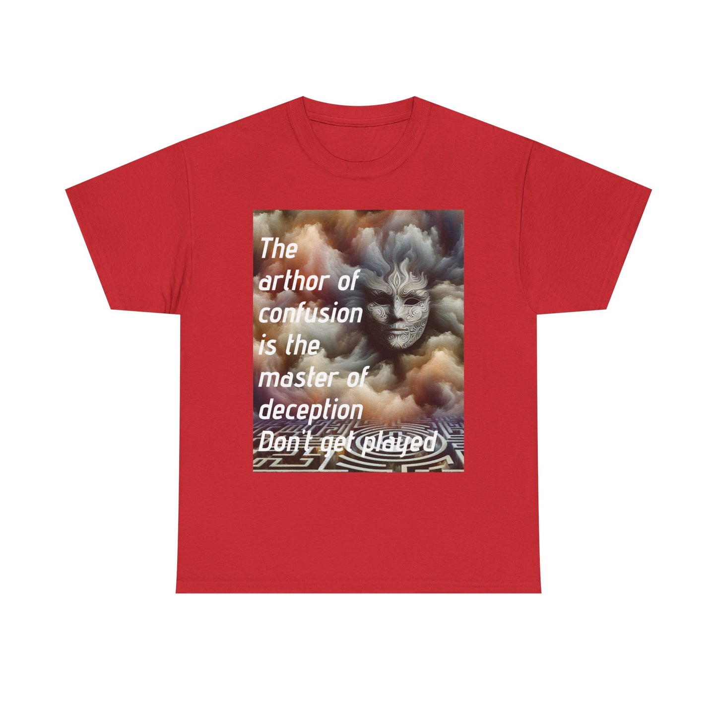 Mystical Quote Tee - Unisex Heavy Cotton Tee for Inspiration, Gift for Friends, Self-Expression, Motivational Apparel, Unique Graphic Shirt