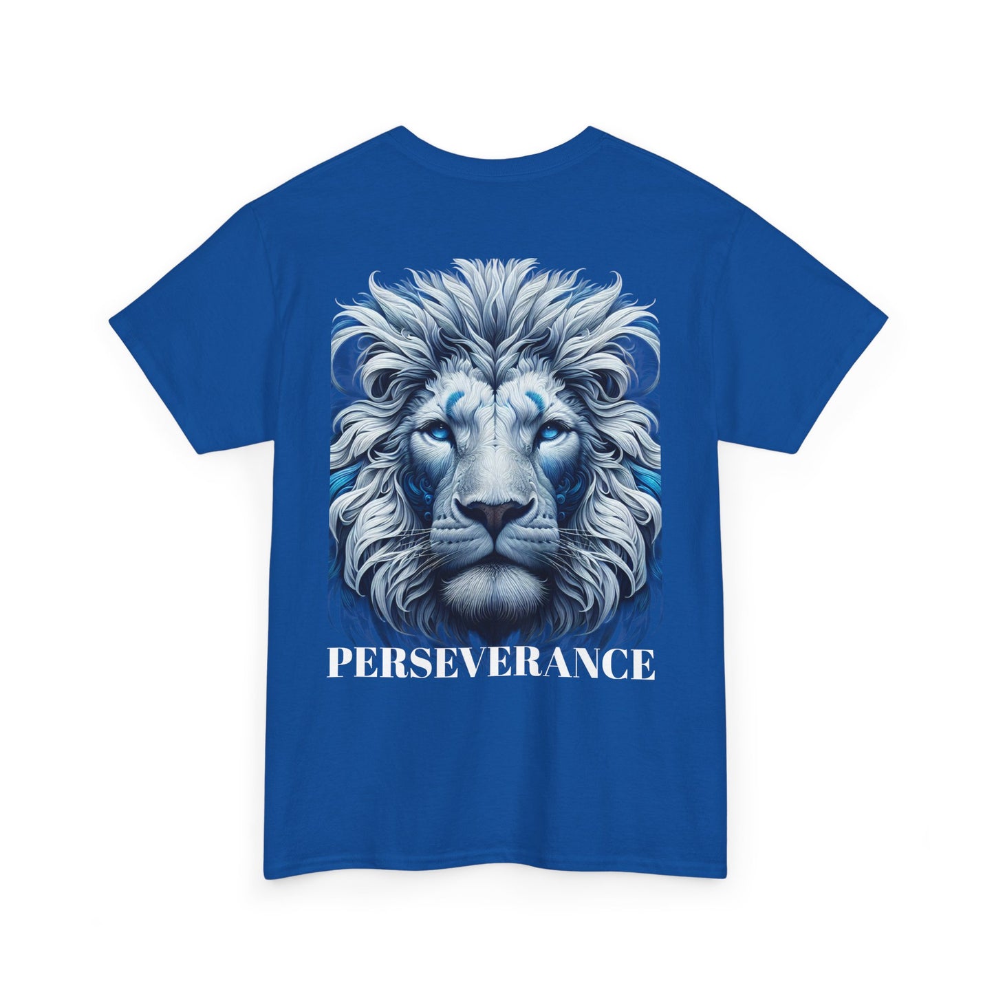 Perserverance FRONT AND BACK - 'Faith must endure' Lion Design