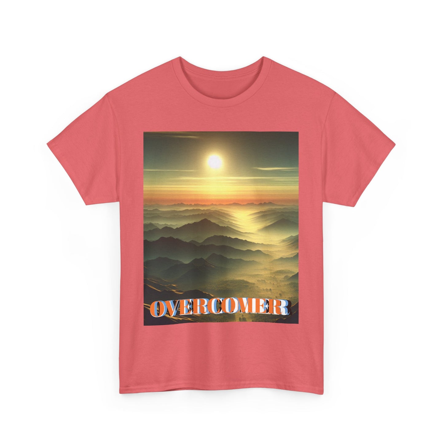 Inspirational Overcomer Unisex Heavy Cotton Tee - Motivational T-Shirt for Everyday Empowerment