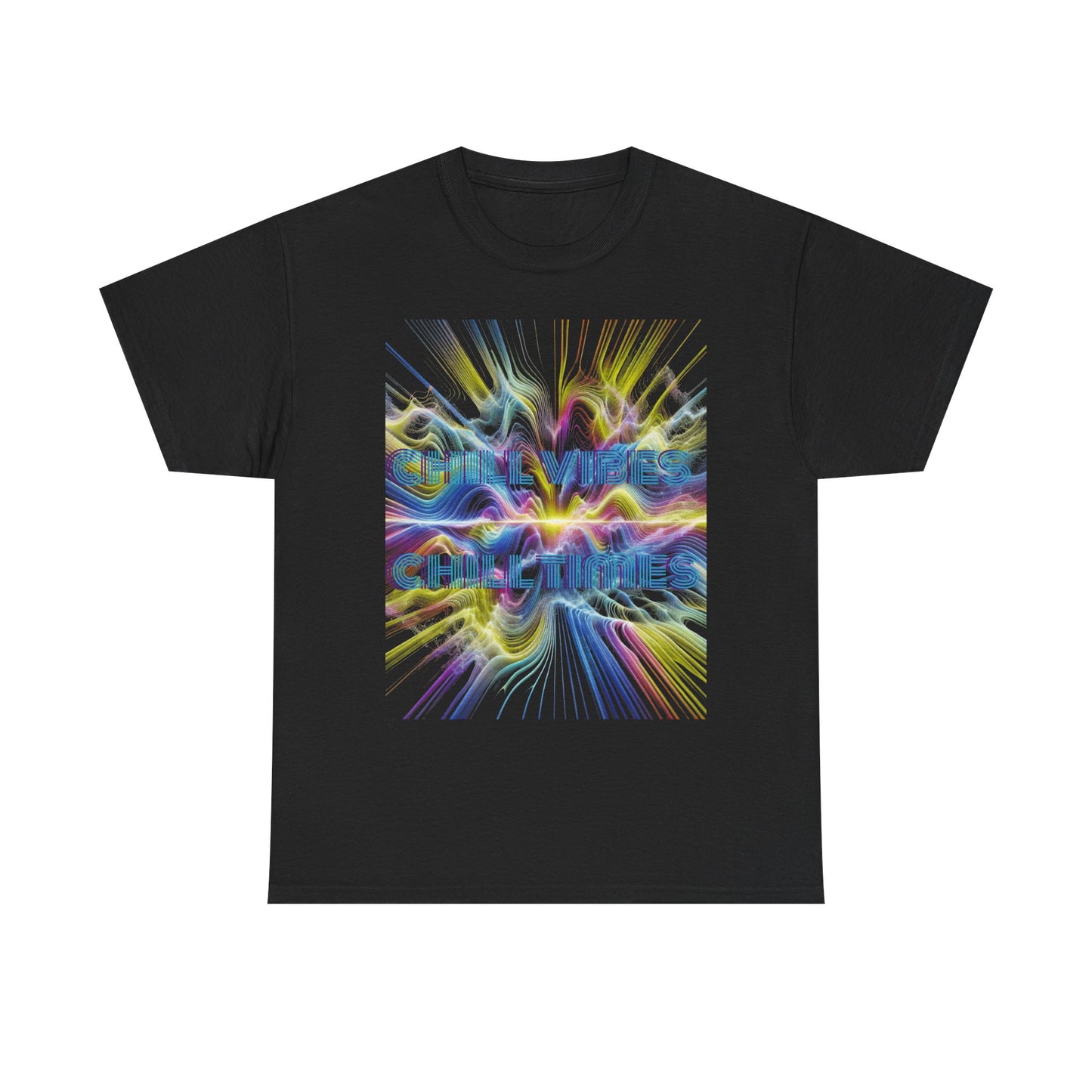 Chill Vibes Unisex Heavy Cotton Tee, Comfortable Casual T-Shirt, Streetwear Style, Perfect Gift for Friends, Summer Vibes Tee