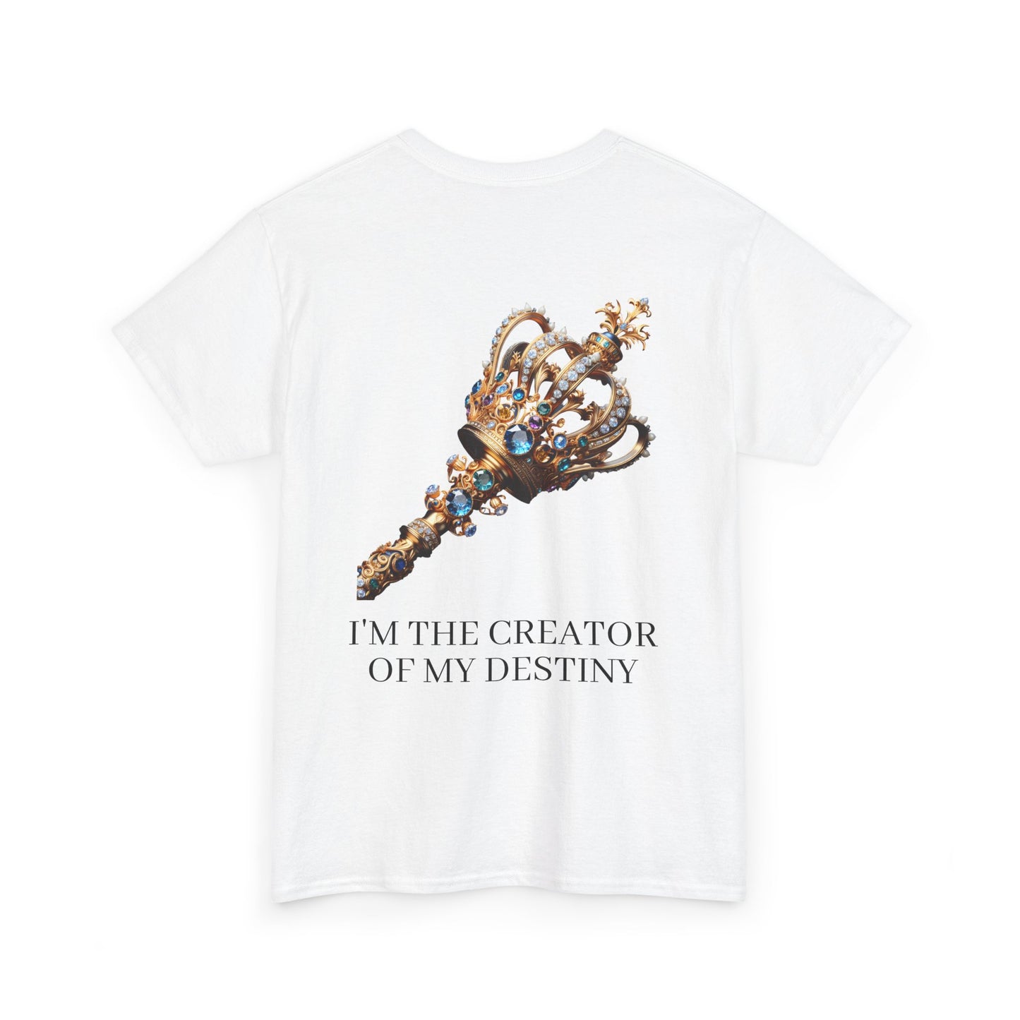 Empowerment graphic Tee front and back - HNIC creator of my destiny