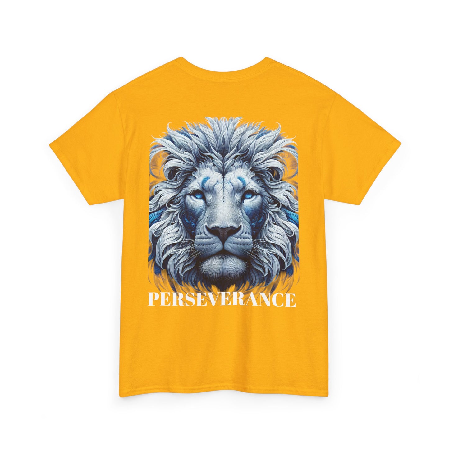 Perserverance FRONT AND BACK - 'Faith must endure' Lion Design