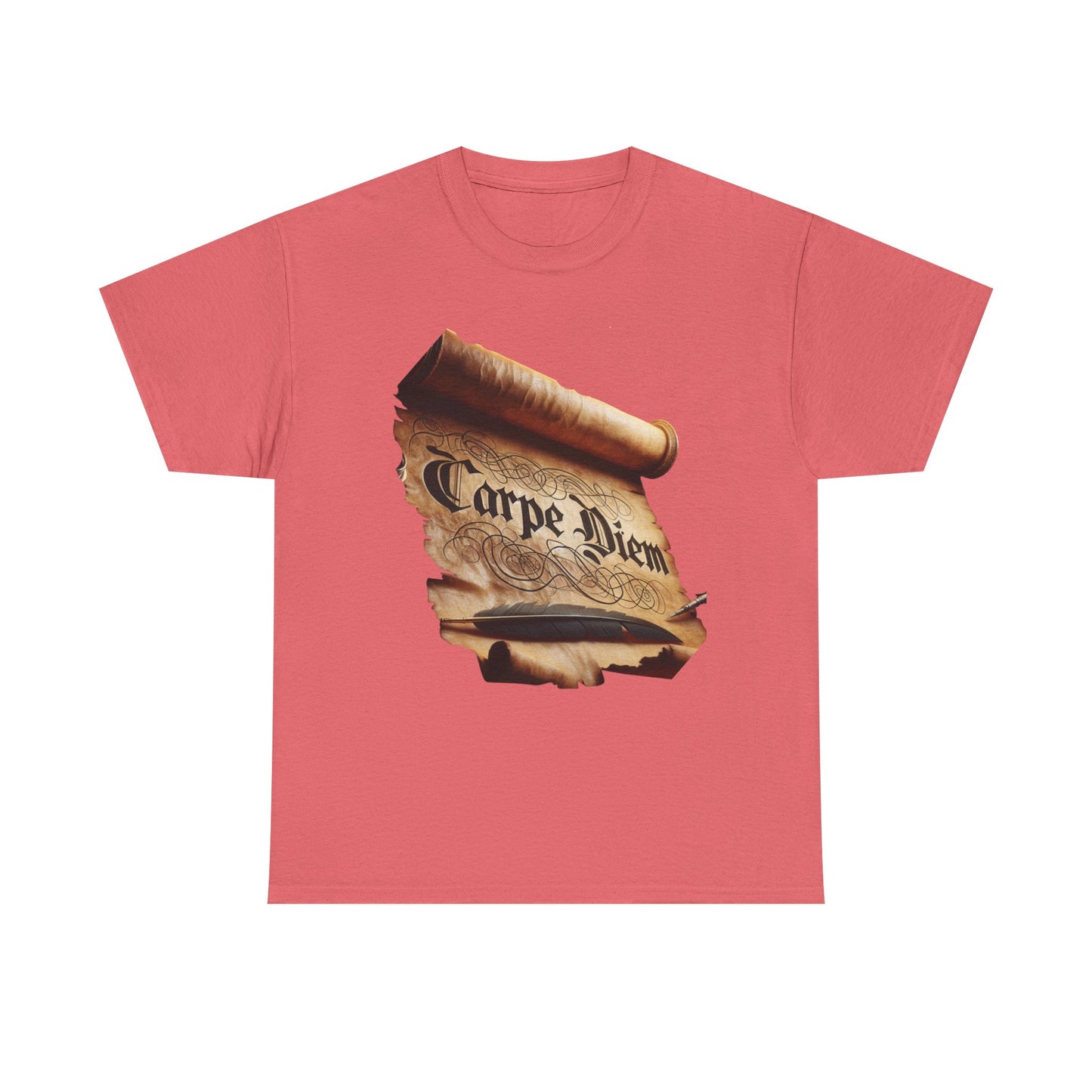 Carpe Diem Unisex Tee, Inspirational T-Shirt, Everyday Casual Wear, Gift for Students, Motivation Shirt, Creative Design Apparel