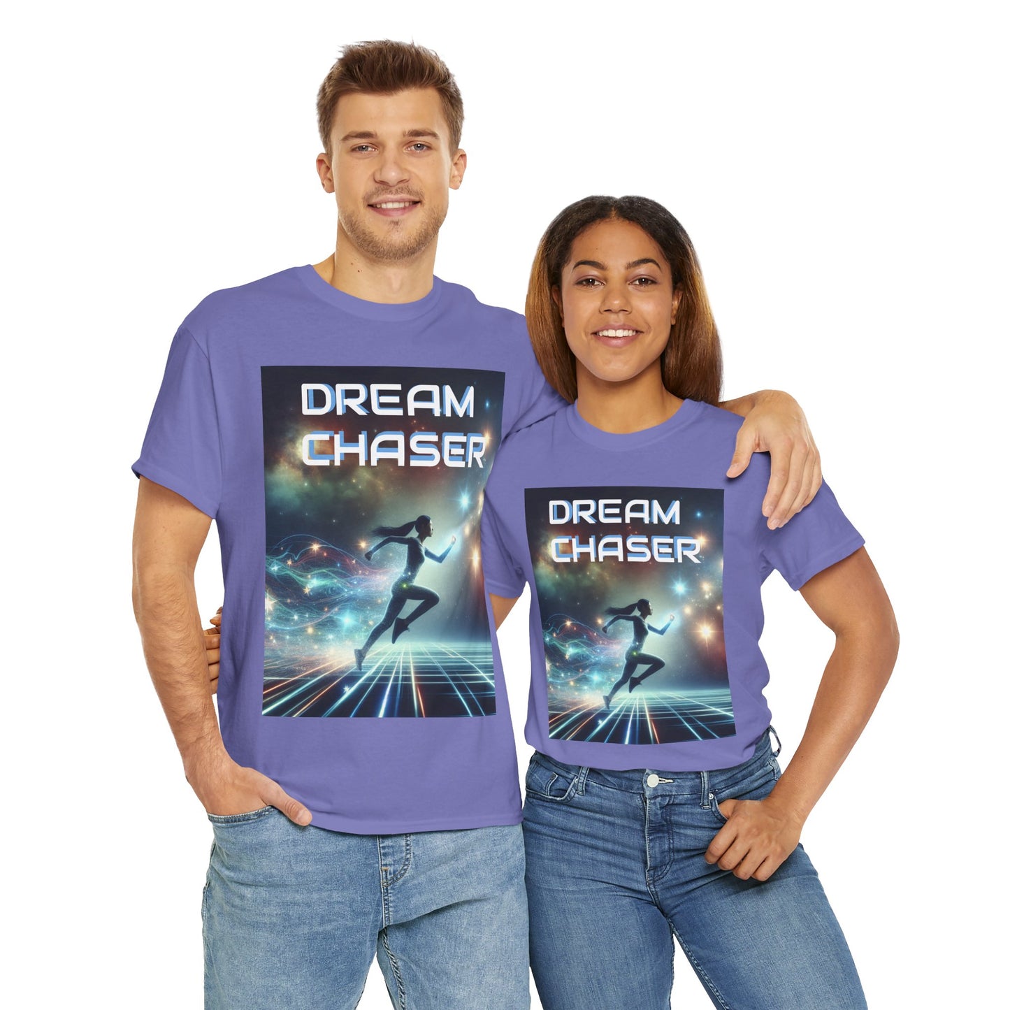 Dream Chaser - Motivational Graphic T-Shirt for Dreamers