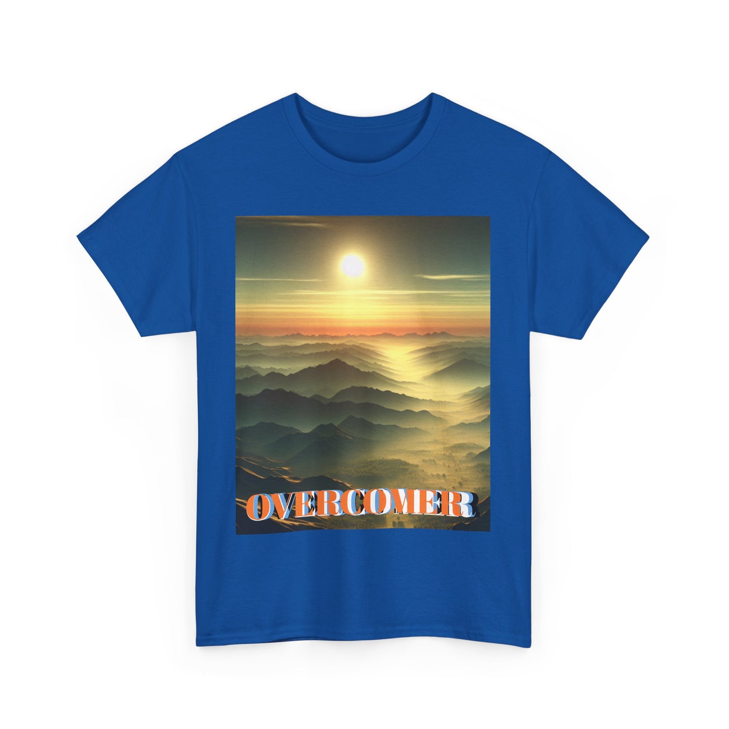 Inspirational Overcomer Unisex Heavy Cotton Tee - Motivational T-Shirt for Everyday Empowerment