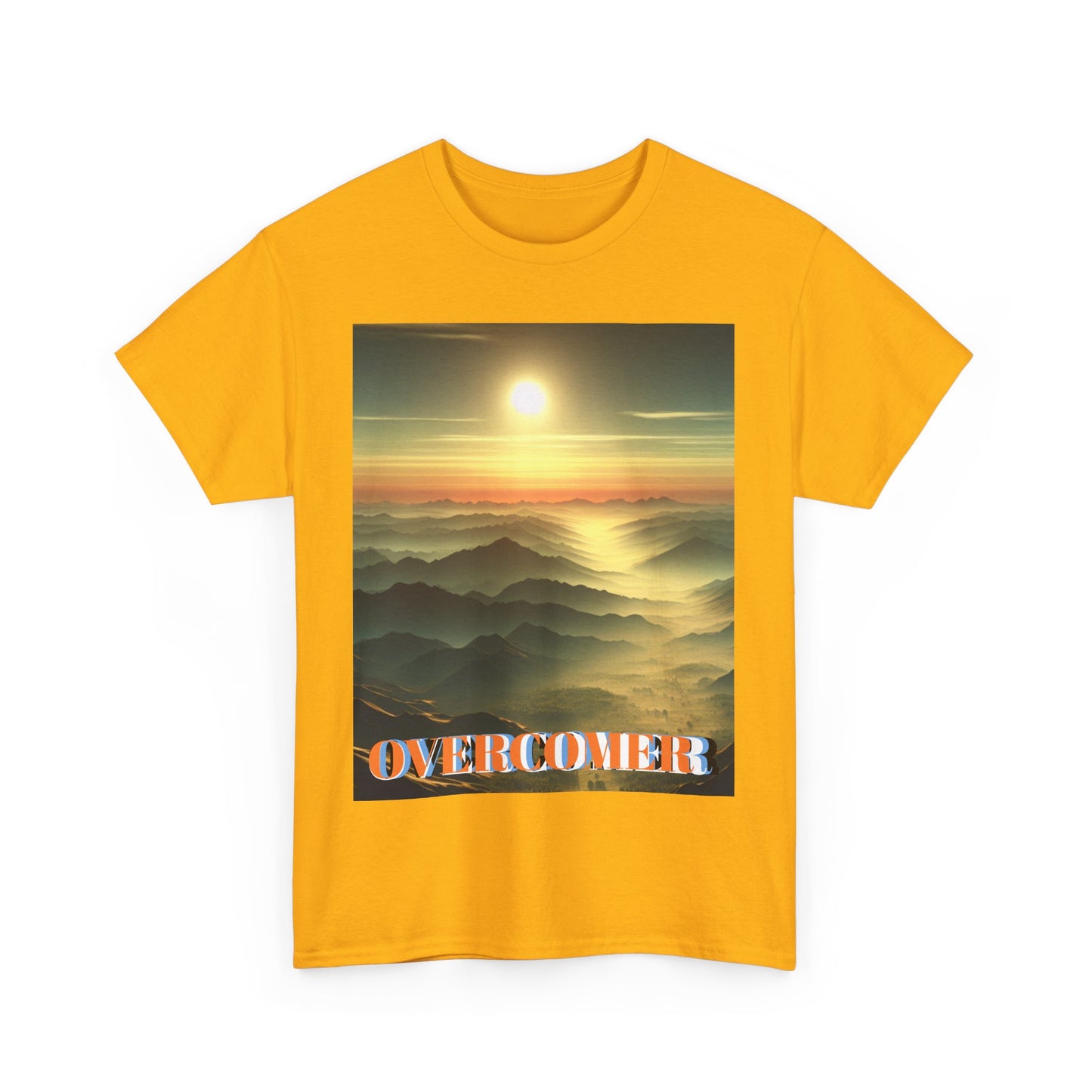 Inspirational Overcomer Unisex Heavy Cotton Tee - Motivational T-Shirt for Everyday Empowerment