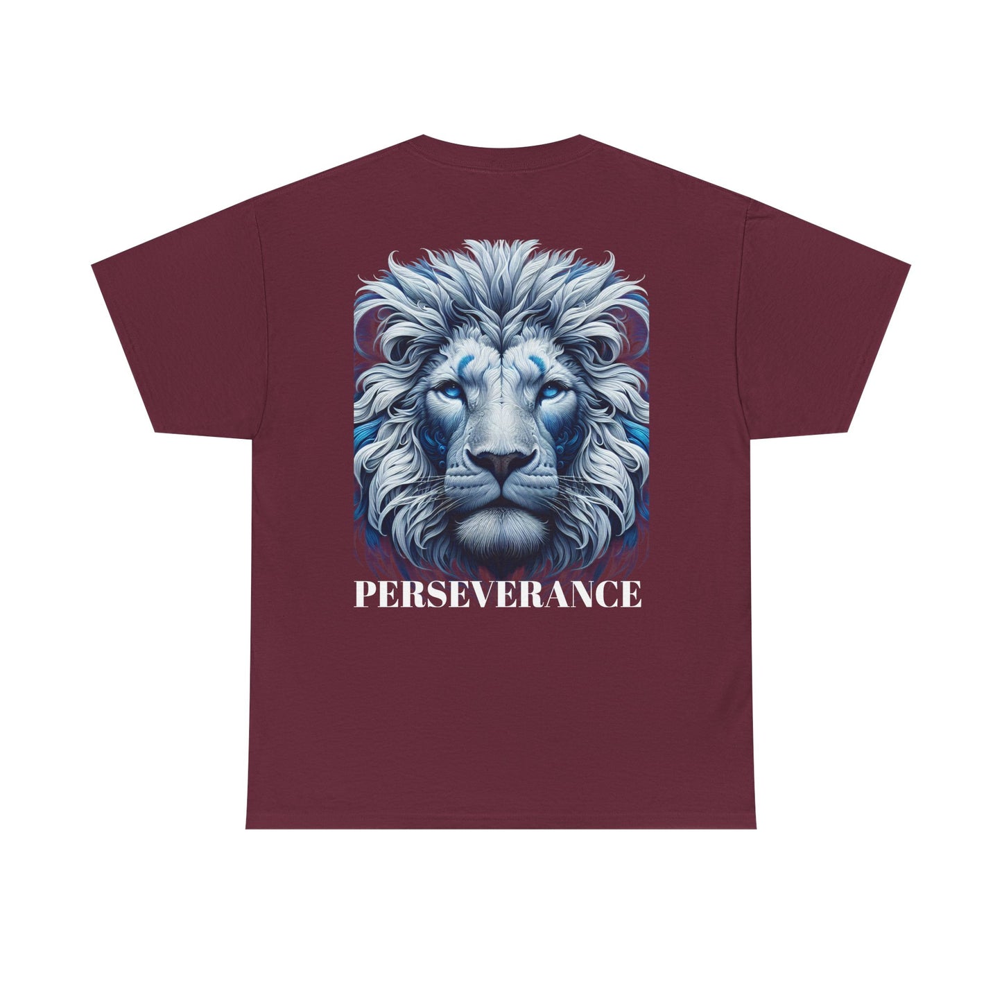 Perserverance FRONT AND BACK - 'Faith must endure' Lion Design