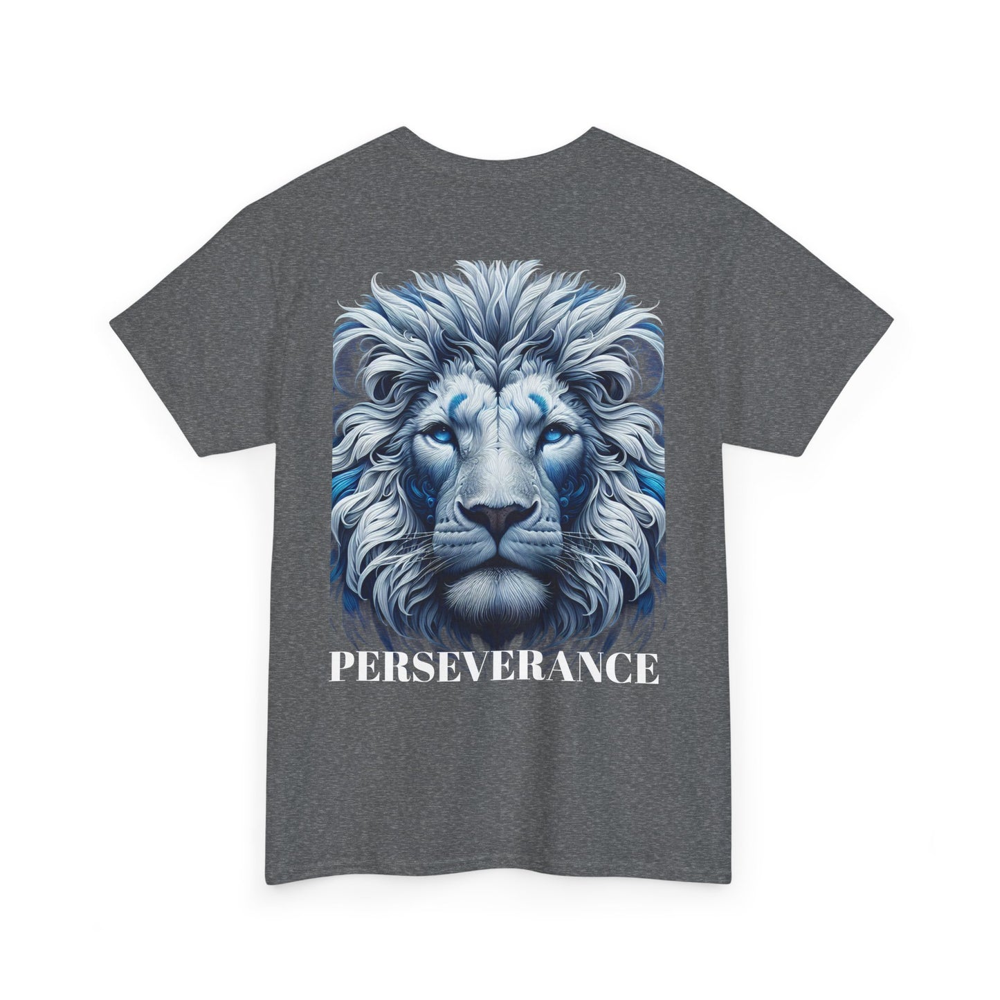 Perserverance FRONT AND BACK - 'Faith must endure' Lion Design