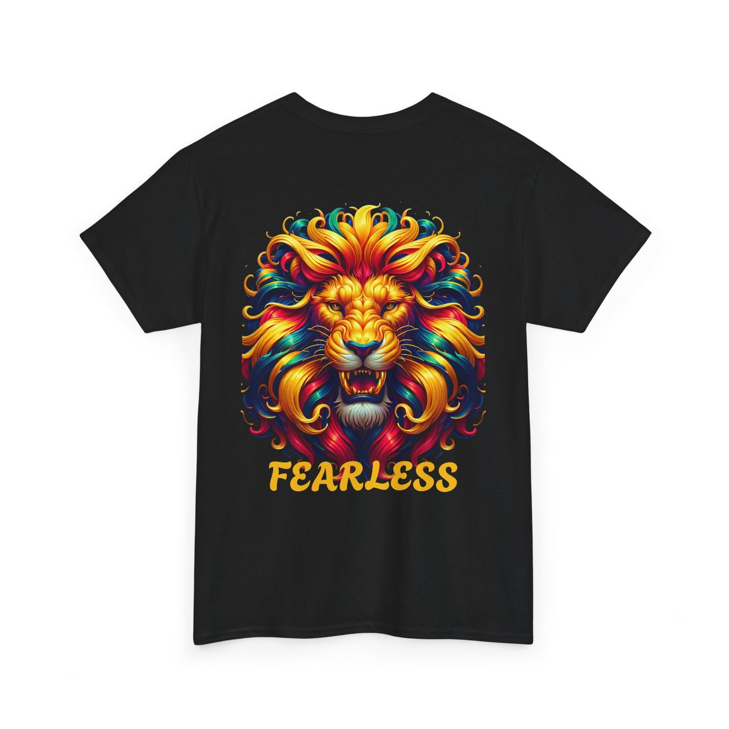 "FEARLESS front and back " - Unisex Heavy Cotton Shirt