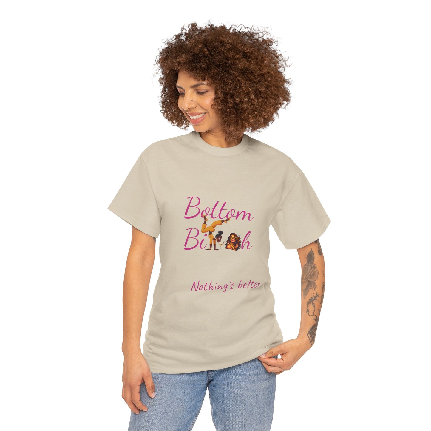 Bottom Bi@#h nothing's better Trendy Casual Wear, Unique Gift for Friends, Birthday Present, Summer Vibes, Comfortable Everyday Outfit