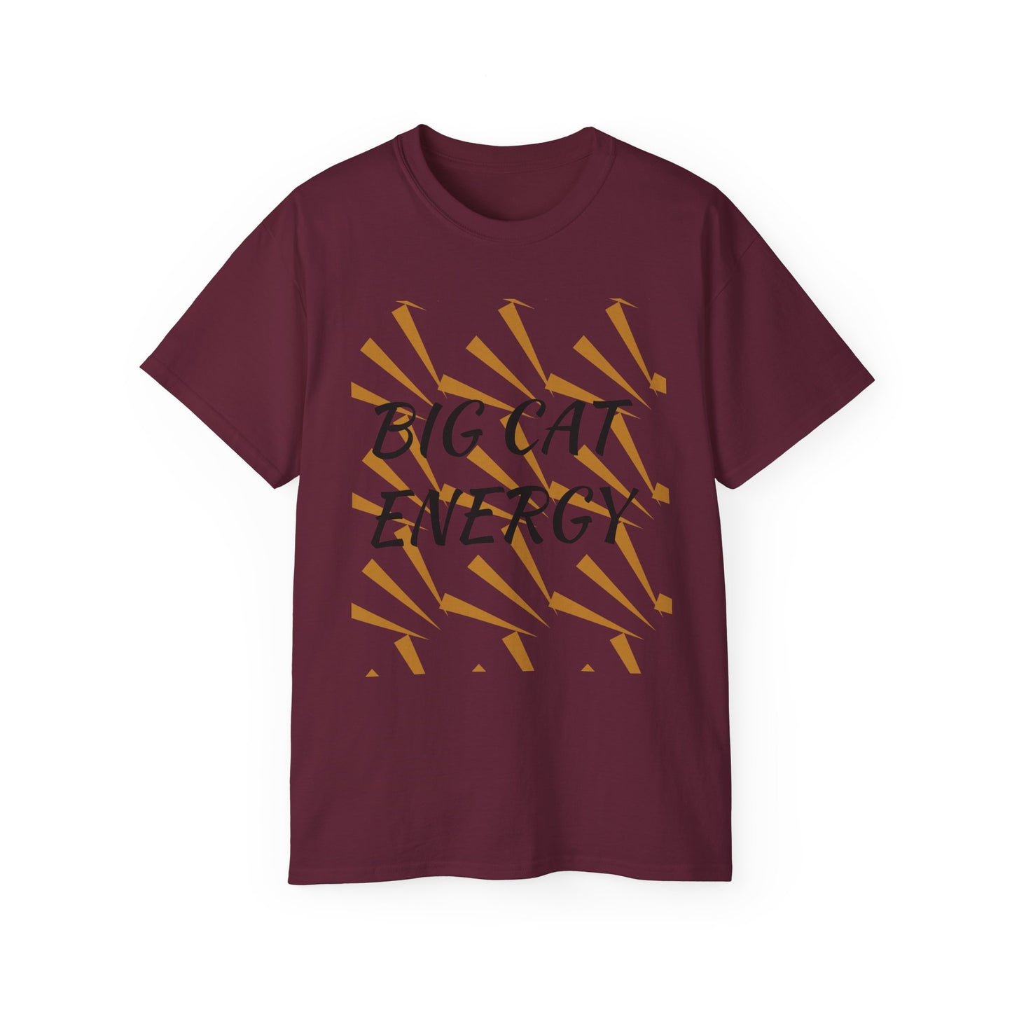 Big Cat Energy Unisex Ultra Cotton Tee - Bold Lion Graphic, Fearless Vibe