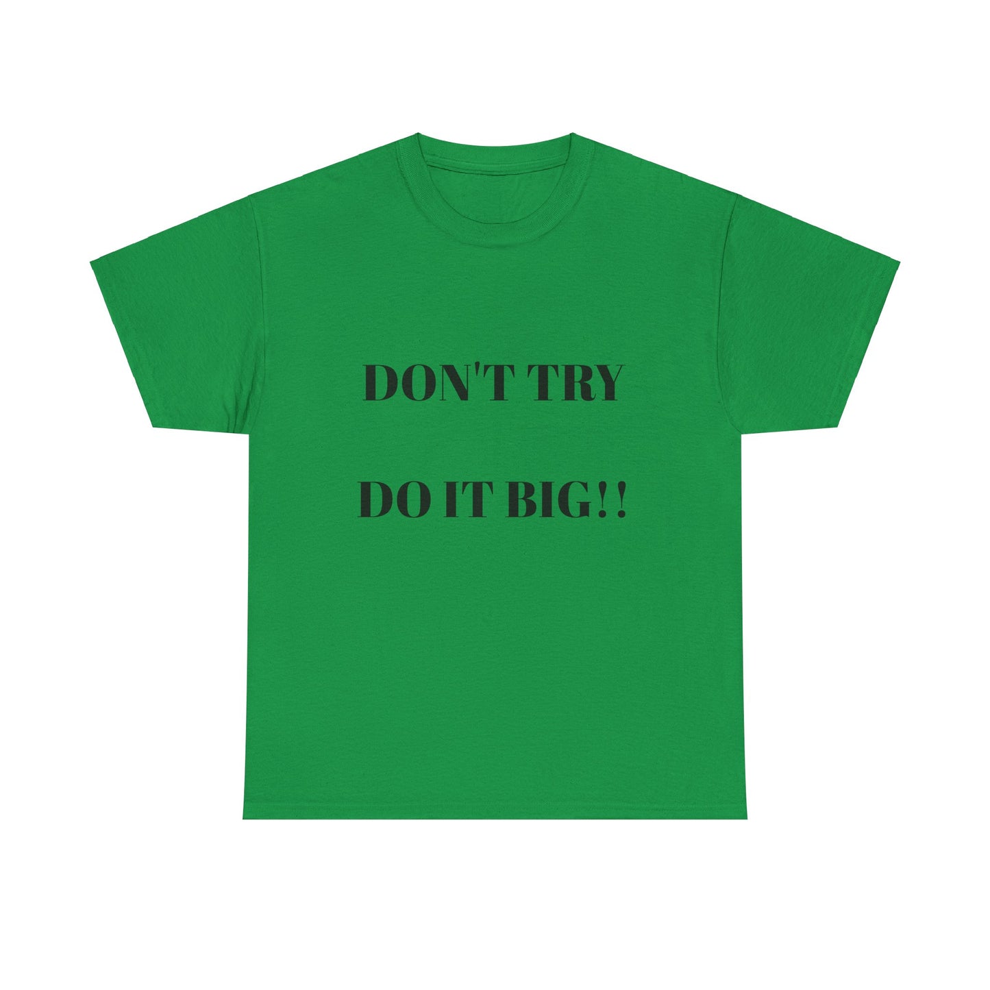 Front and back Don't try