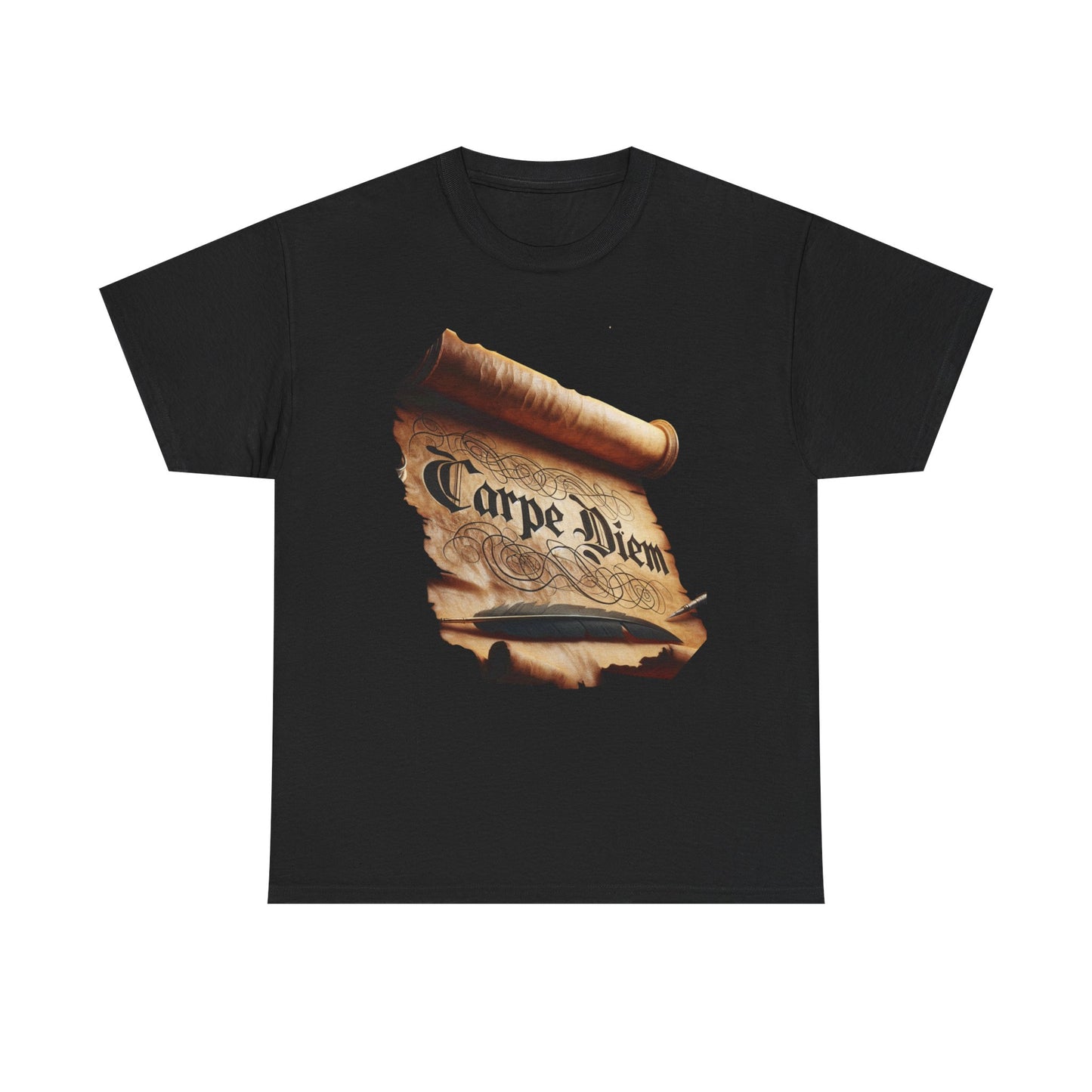 Carpe Diem Unisex Tee, Inspirational T-Shirt, Everyday Casual Wear, Gift for Students, Motivation Shirt, Creative Design Apparel