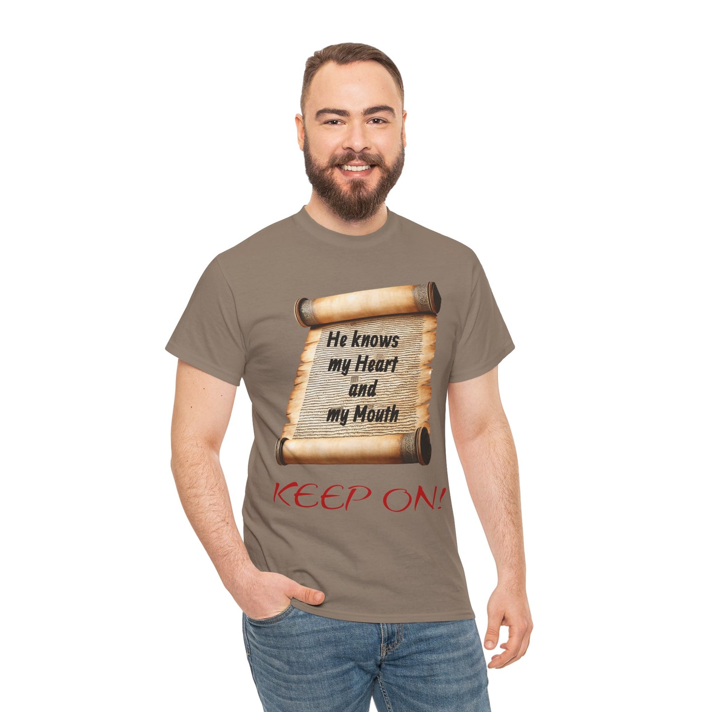 Heartfelt Unisex Tee: Spiritual Affirmation Shirt, Gifts for Him/Her, Motivational Wear, Casual Everyday Clothing, Inspirational Quotes