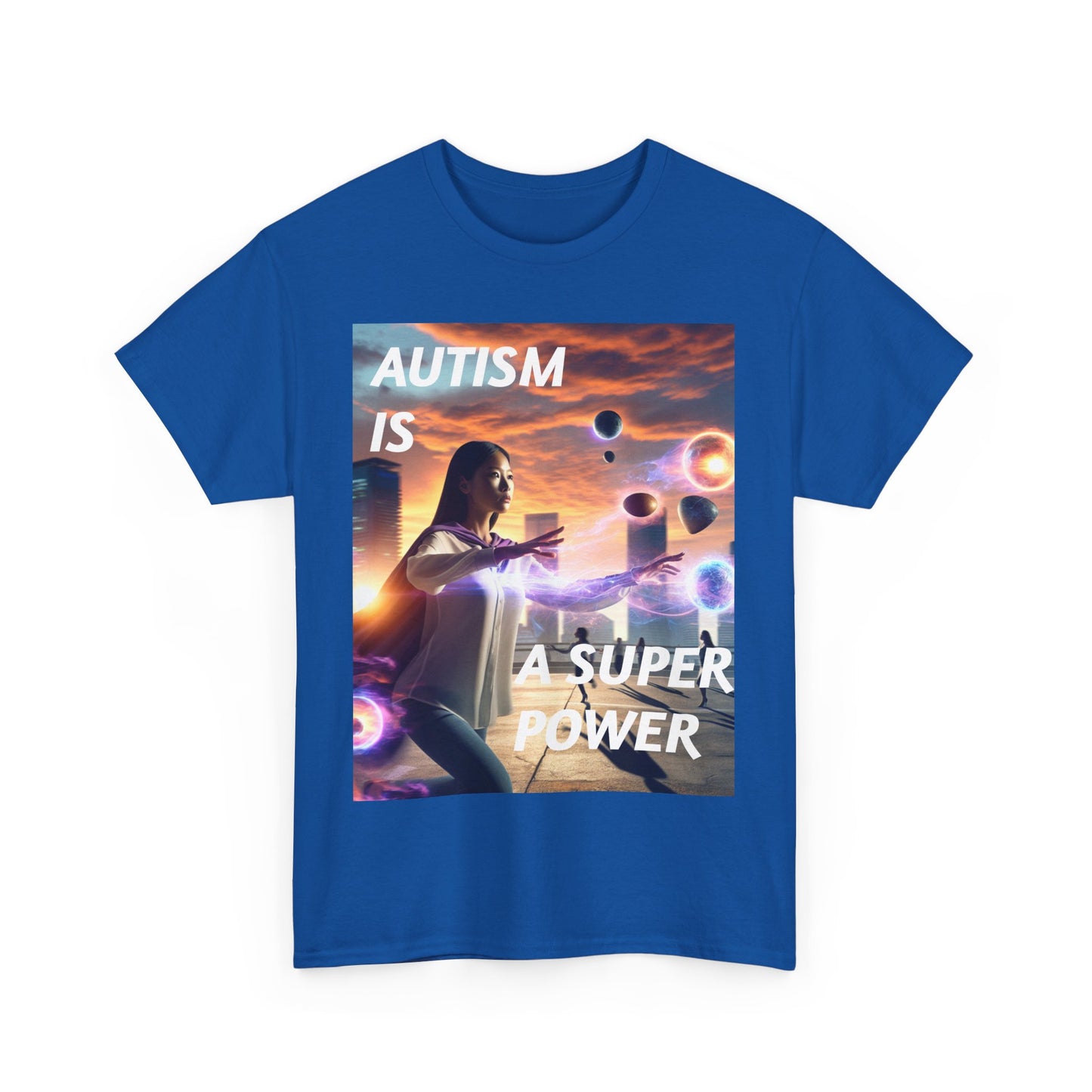 'Autism is a Super Power' Statement Tee