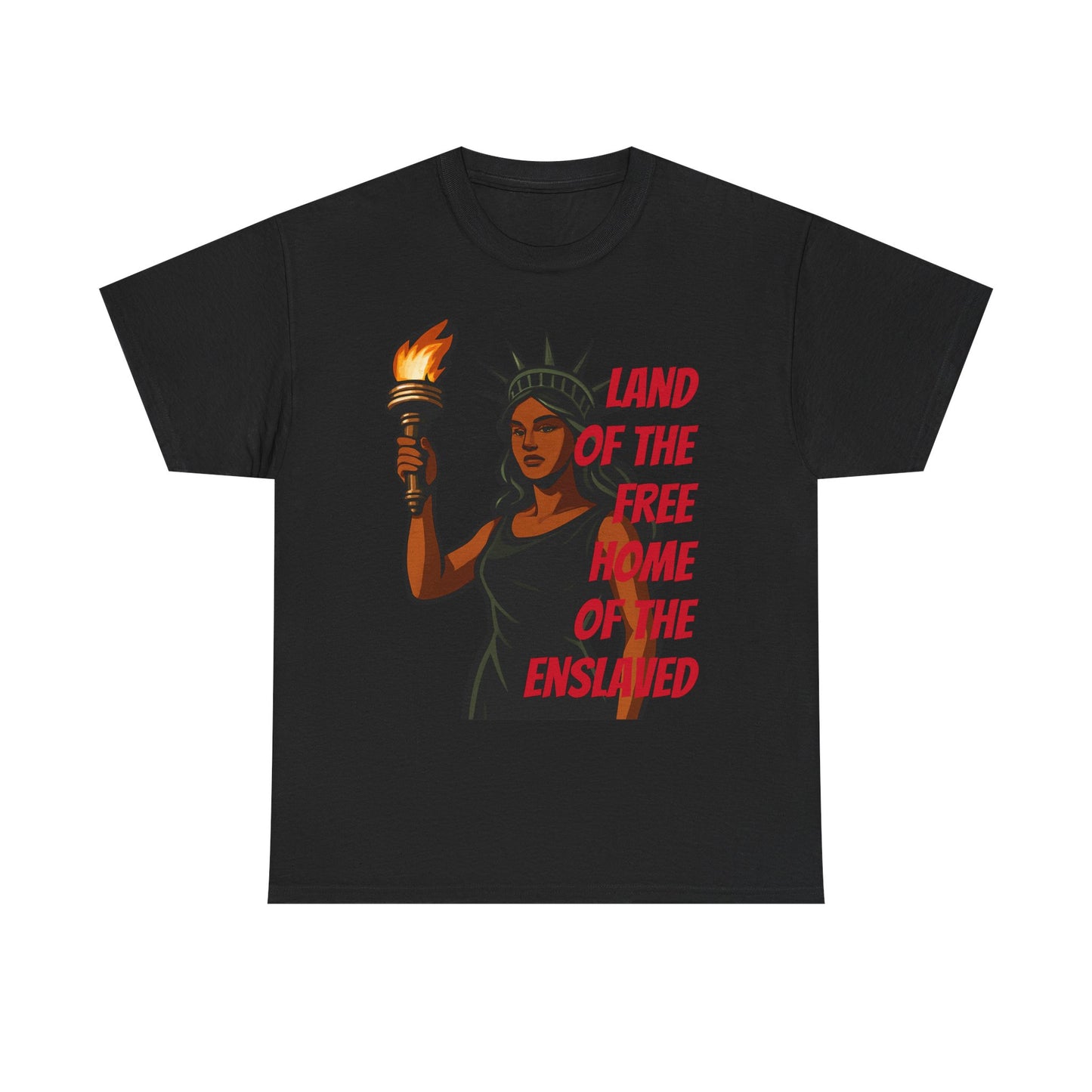 Statue of Liberty Tee, Empowerment Shirt, Unisex Cotton T-Shirt, Inclusive Fashion, Graphic T-Shirt for Freedom Lovers