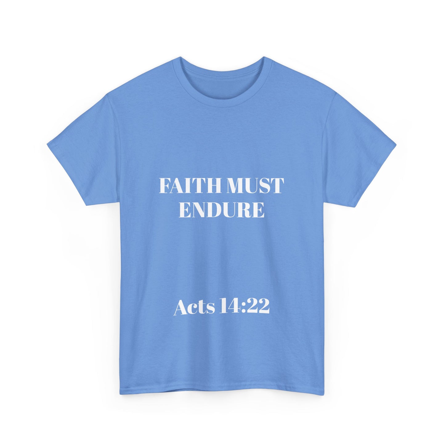 Perserverance FRONT AND BACK - 'Faith must endure' Lion Design