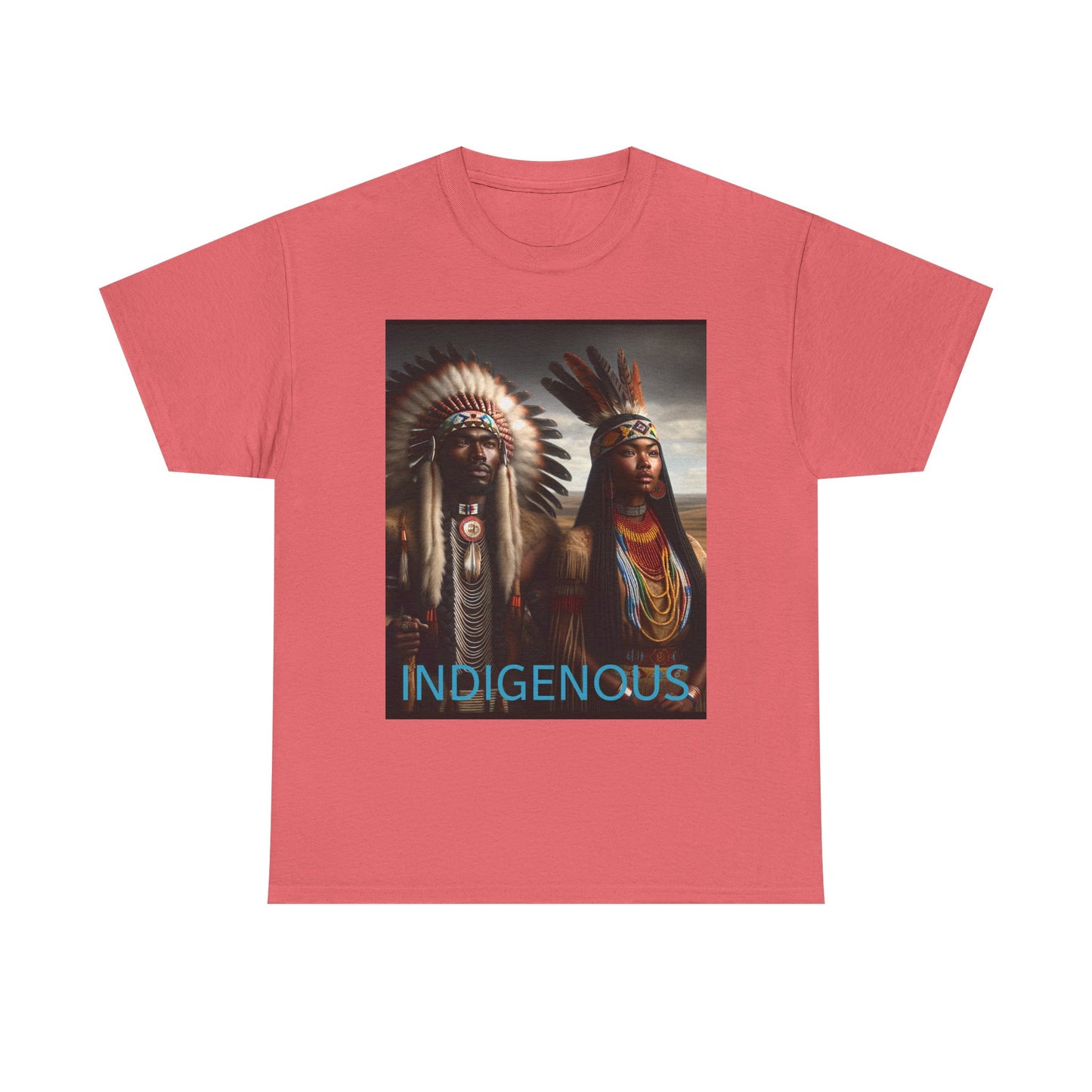 Indigenous Heavy Cotton Tee - Celebrate Native Heritage