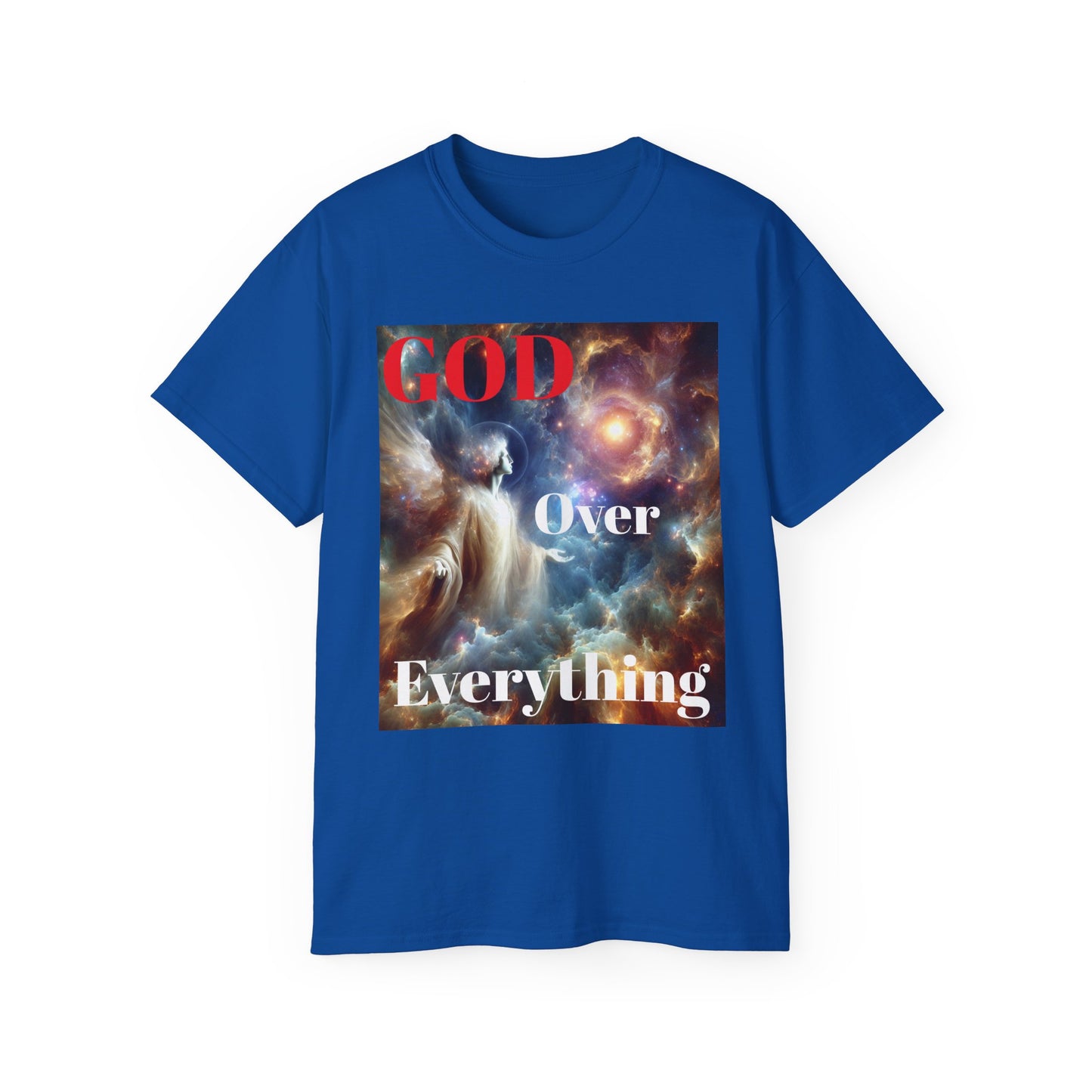 God Over Everything Unisex Ultra Cotton Tee - Spiritual Inspirational T-Shirt