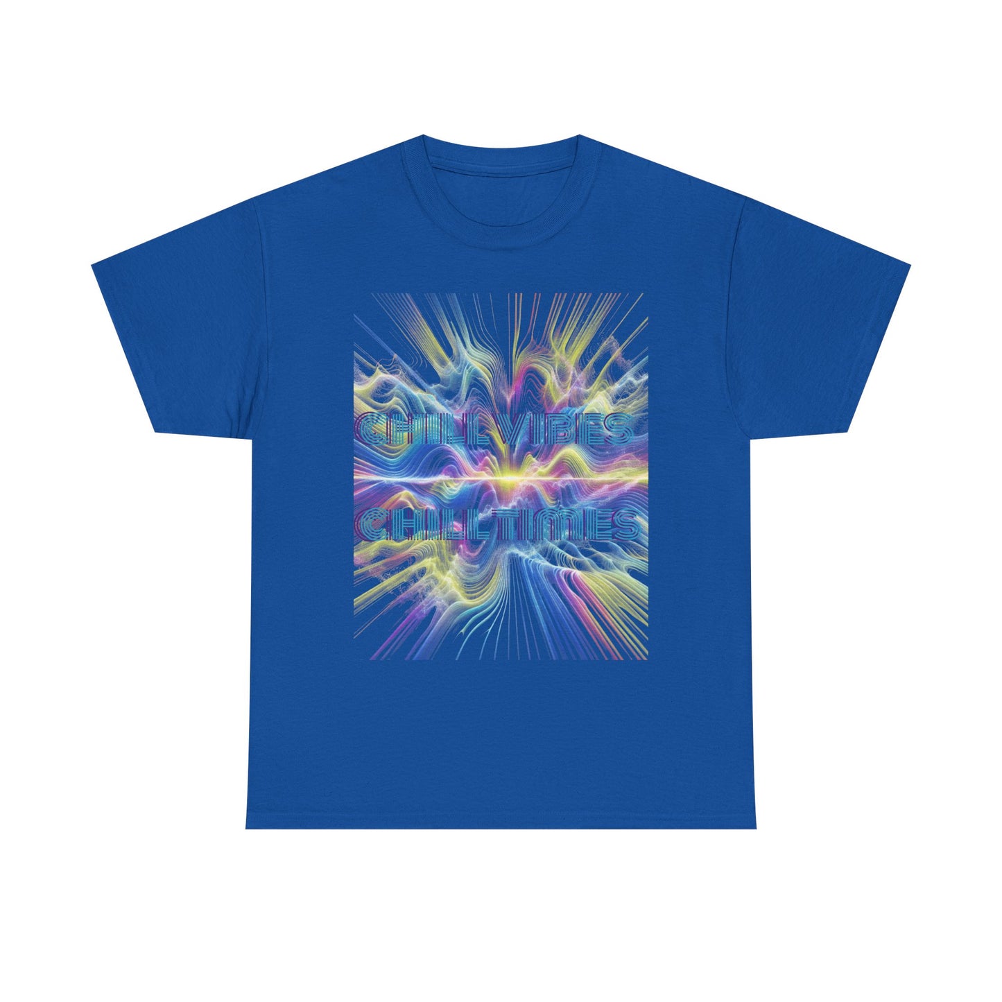 Chill Vibes Unisex Heavy Cotton Tee, Comfortable Casual T-Shirt, Streetwear Style, Perfect Gift for Friends, Summer Vibes Tee
