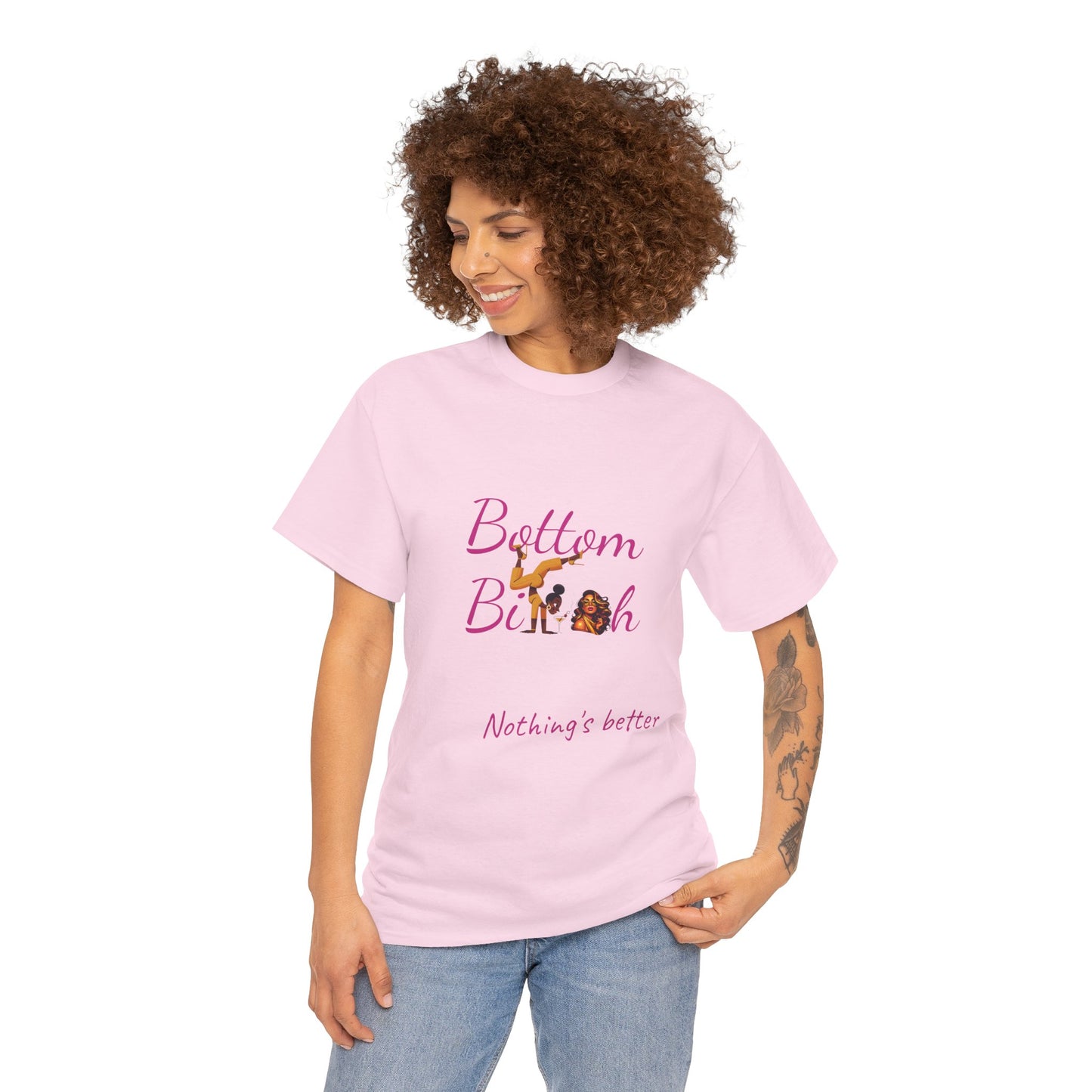 Bottom Bi@#h nothing's better Trendy Casual Wear, Unique Gift for Friends, Birthday Present, Summer Vibes, Comfortable Everyday Outfit