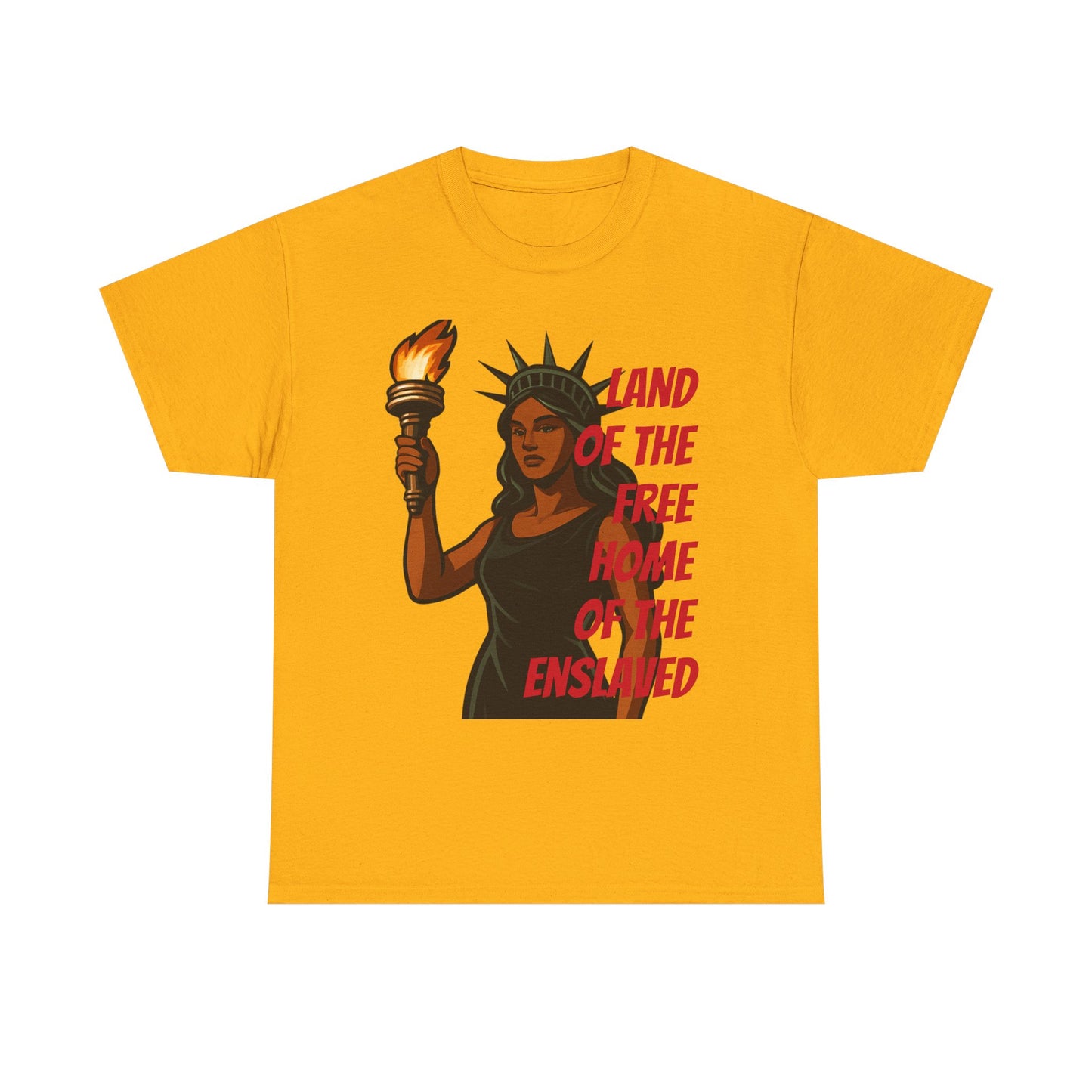 Statue of Liberty Tee, Empowerment Shirt, Unisex Cotton T-Shirt, Inclusive Fashion, Graphic T-Shirt for Freedom Lovers