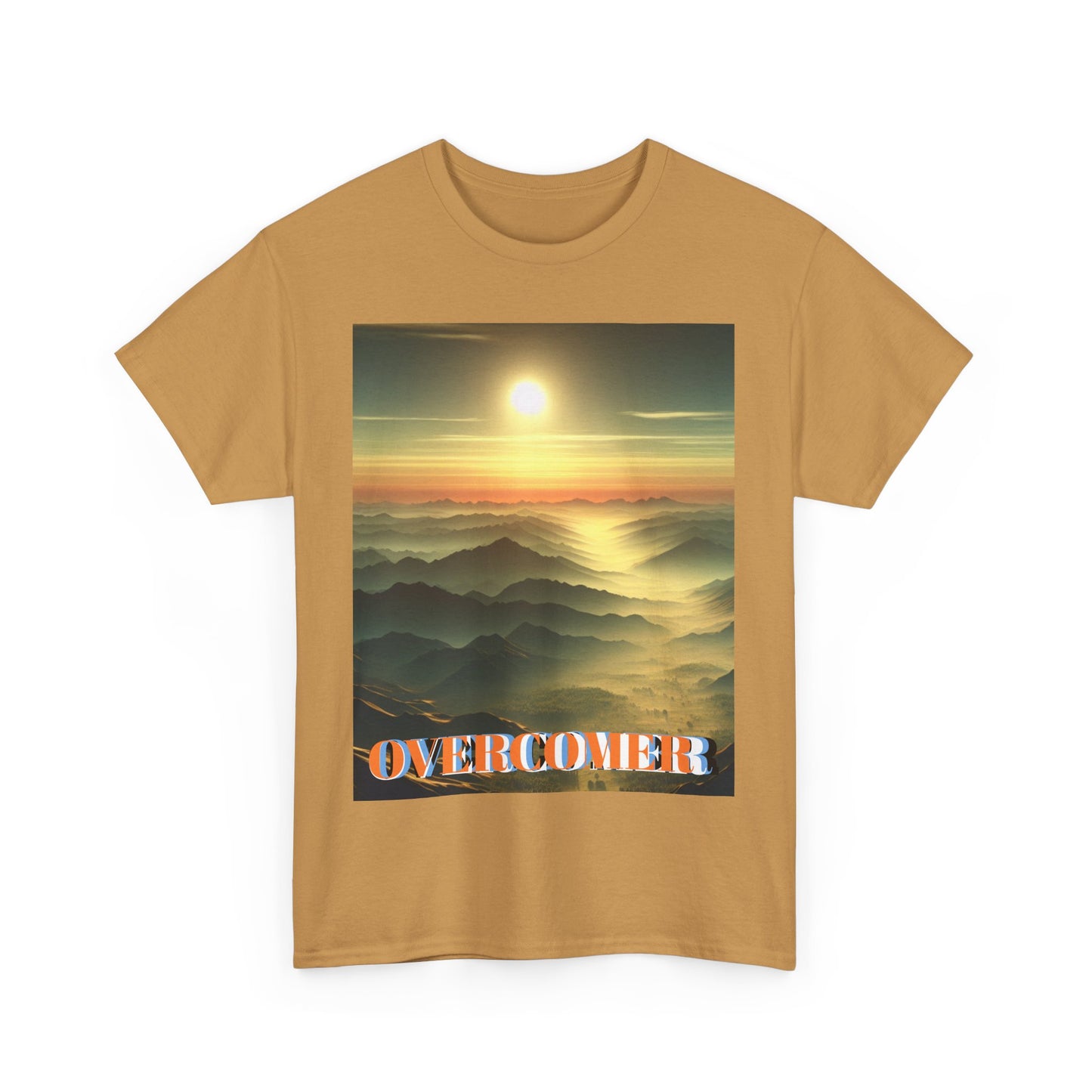 Inspirational Overcomer Unisex Heavy Cotton Tee - Motivational T-Shirt for Everyday Empowerment