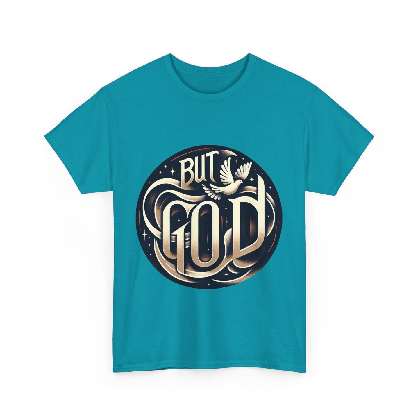 But God Unisex Heavy Cotton Tee - Inspirational Faith T-Shirt