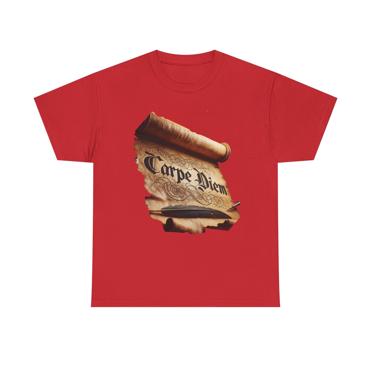 Carpe Diem Unisex Tee, Inspirational T-Shirt, Everyday Casual Wear, Gift for Students, Motivation Shirt, Creative Design Apparel