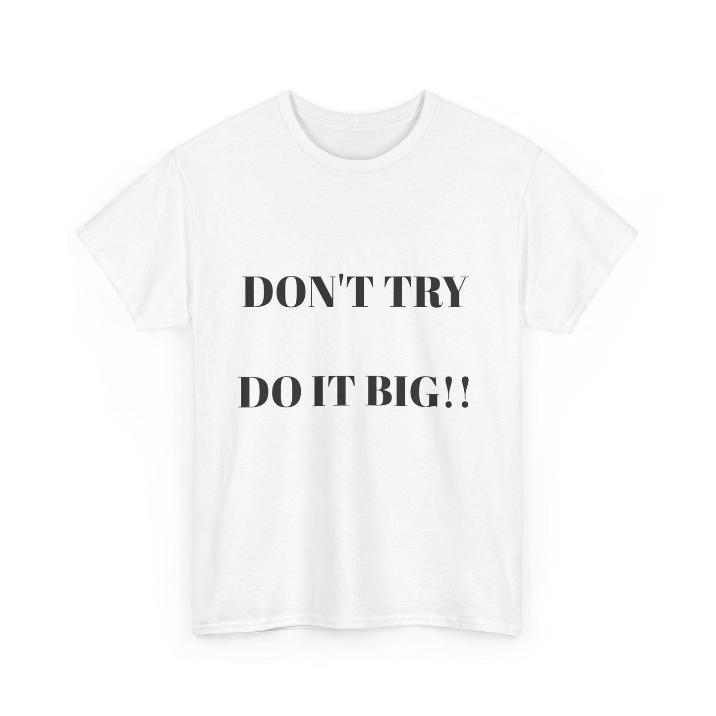 Front and back Don't try