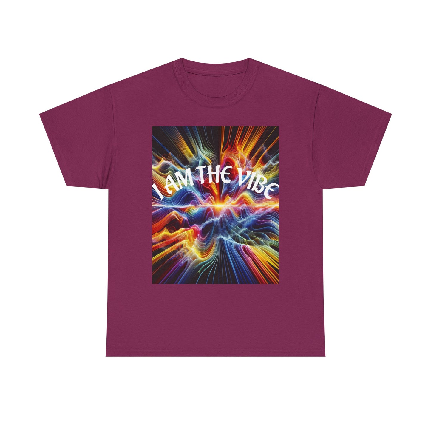 Vibrant Graphic Tee | I Am The Vibe | Unisex Cotton T-Shirt | Trendy Apparel | Gift Idea | Festival Wear | Everyday Style