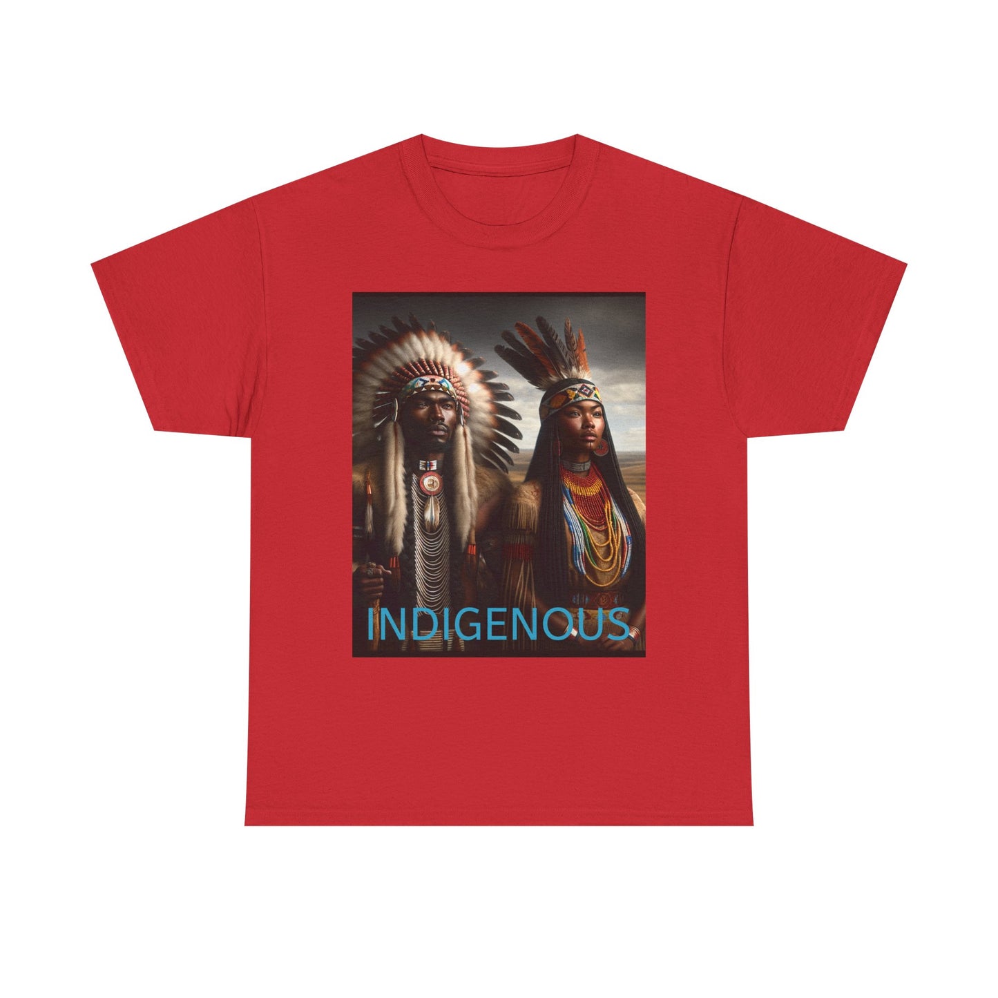 Indigenous Heavy Cotton Tee - Celebrate Native Heritage