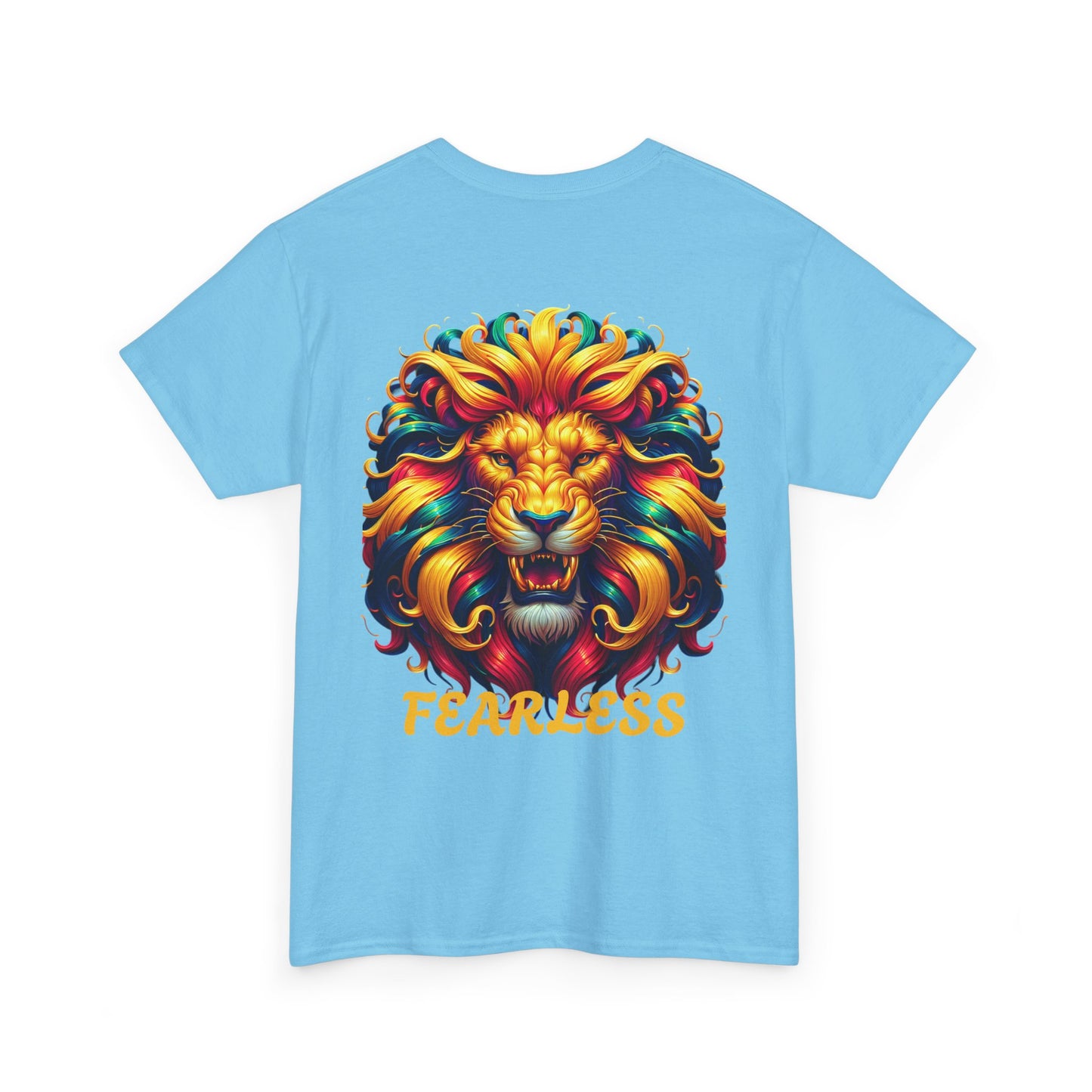 "FEARLESS front and back " - Unisex Heavy Cotton Shirt