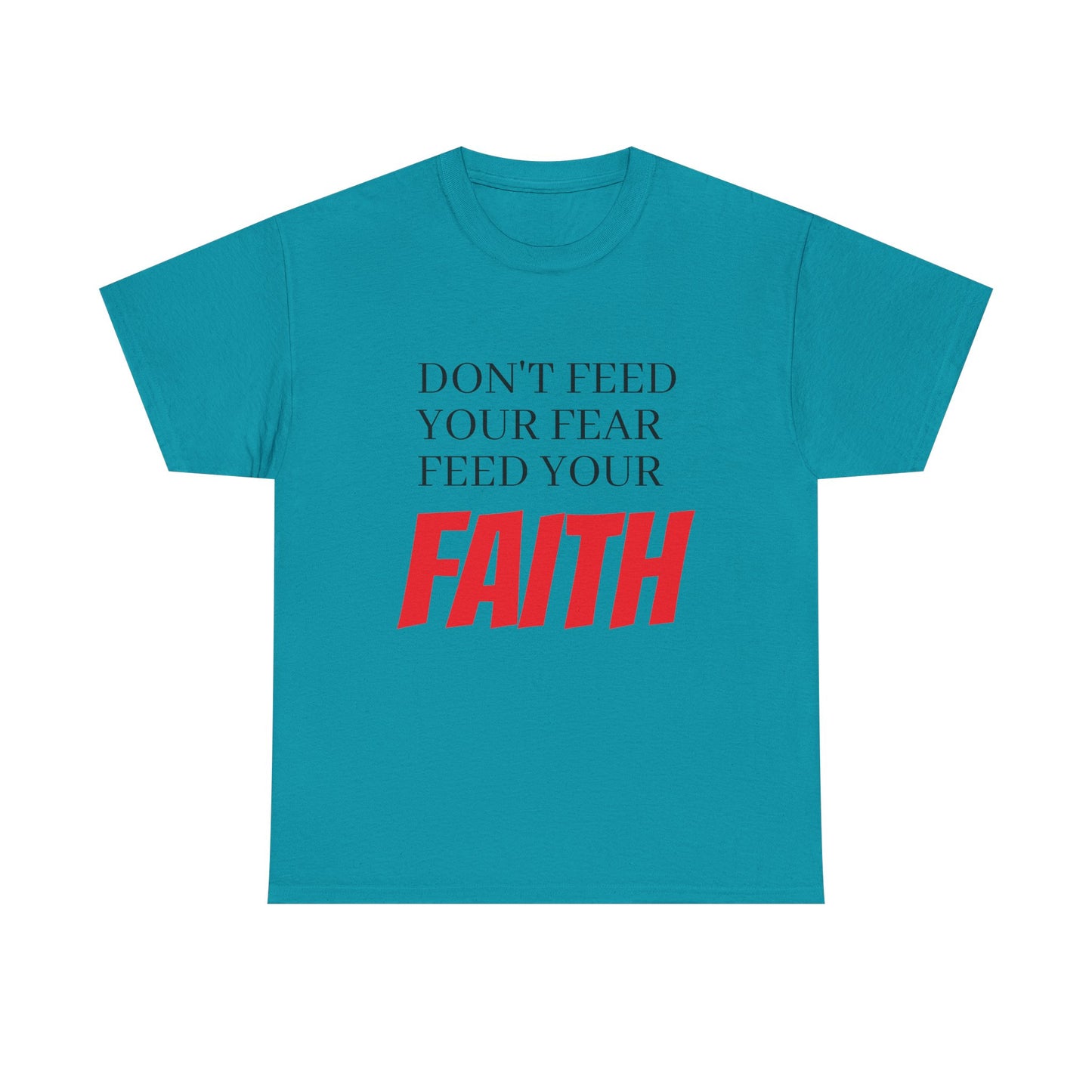 Unisex Heavy Cotton Tee, Motivational T-Shirt, Positive Quotes Tee, Faith Inspiration Apparel, Gift for Friends, Everyday Wear