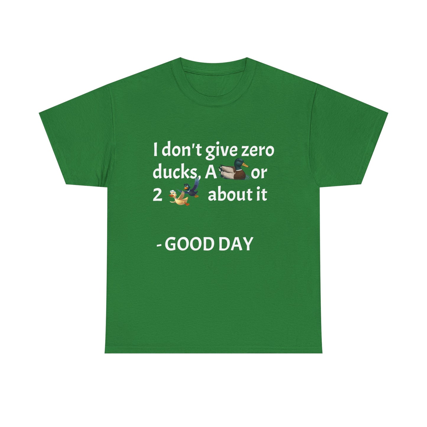 Playful Graphic Tee zero ducks given - Quirky Humor Shirt for Good Vibes, Fun Gift for Friends, Casual Outfit, Birthday Present, Everyday Wear