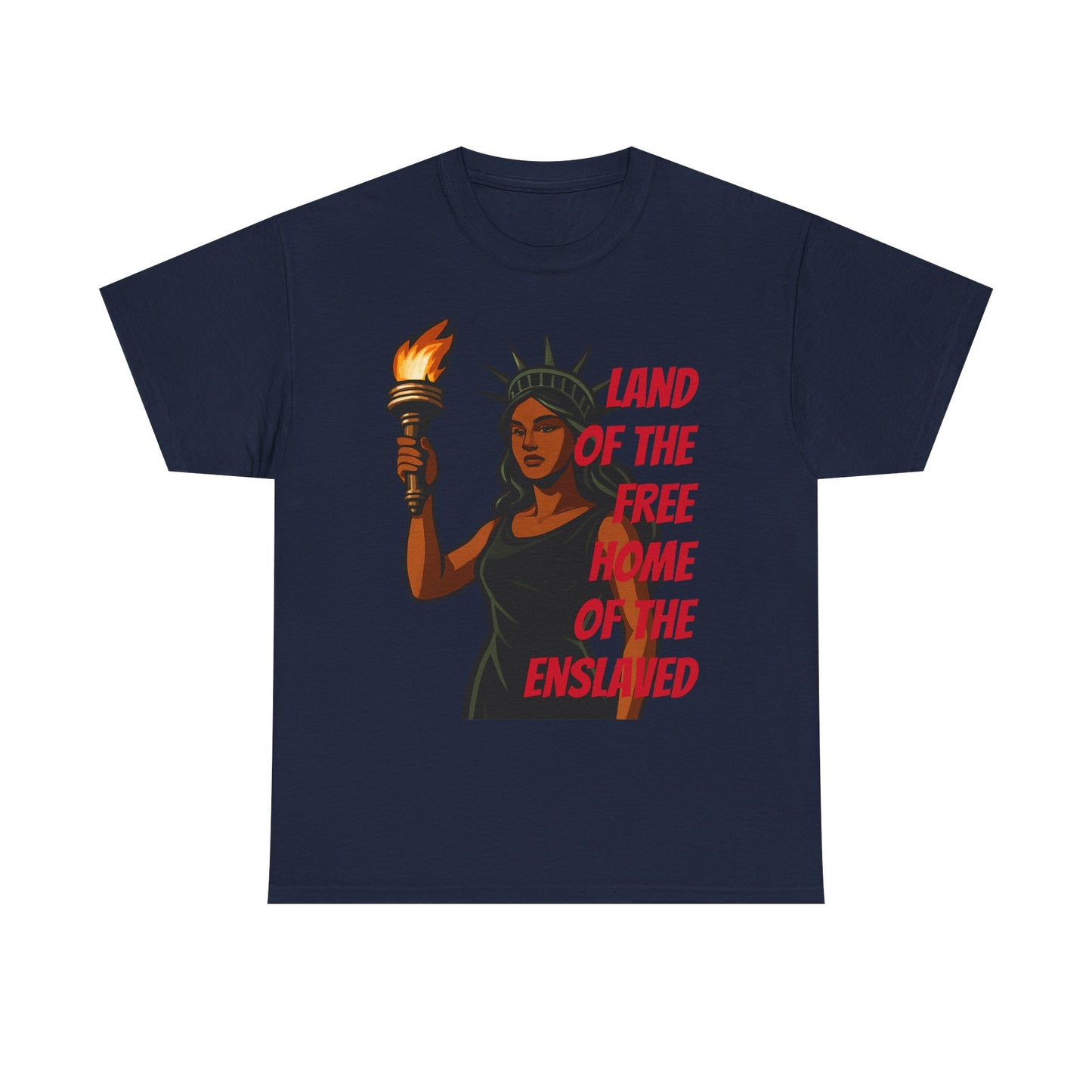 Statue of Liberty Tee, Empowerment Shirt, Unisex Cotton T-Shirt, Inclusive Fashion, Graphic T-Shirt for Freedom Lovers