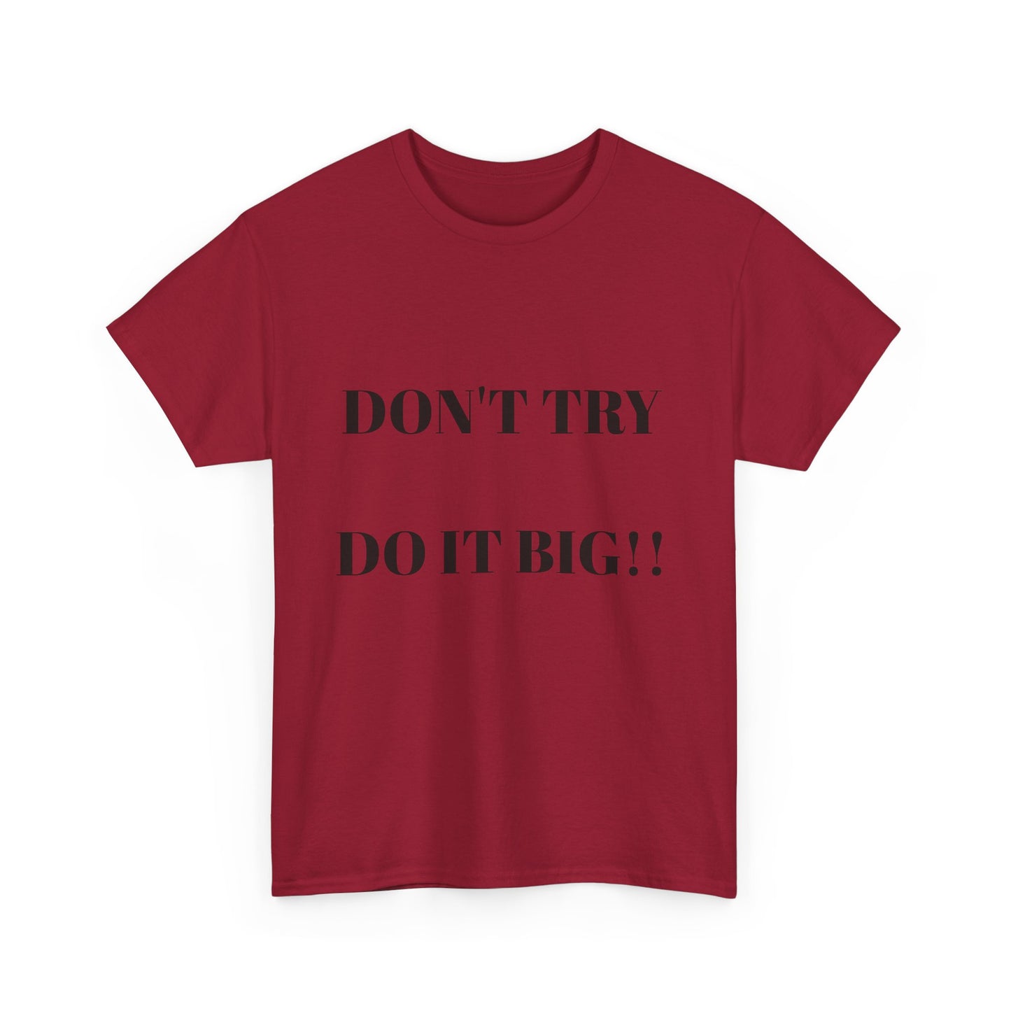 Front and back Don't try