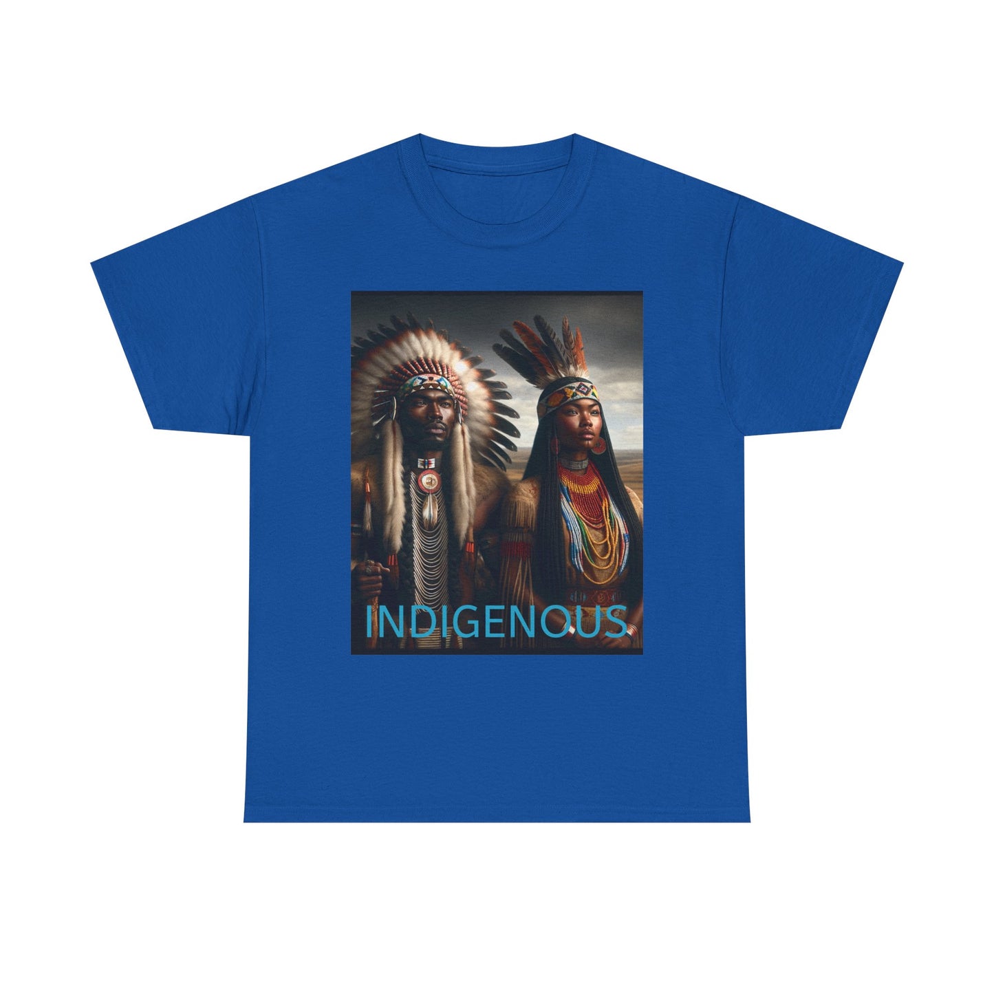Indigenous Heavy Cotton Tee - Celebrate Native Heritage