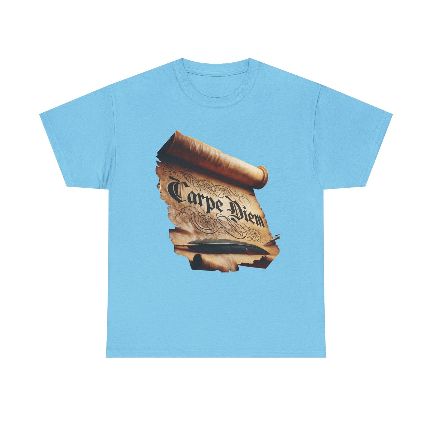 Carpe Diem Unisex Tee, Inspirational T-Shirt, Everyday Casual Wear, Gift for Students, Motivation Shirt, Creative Design Apparel
