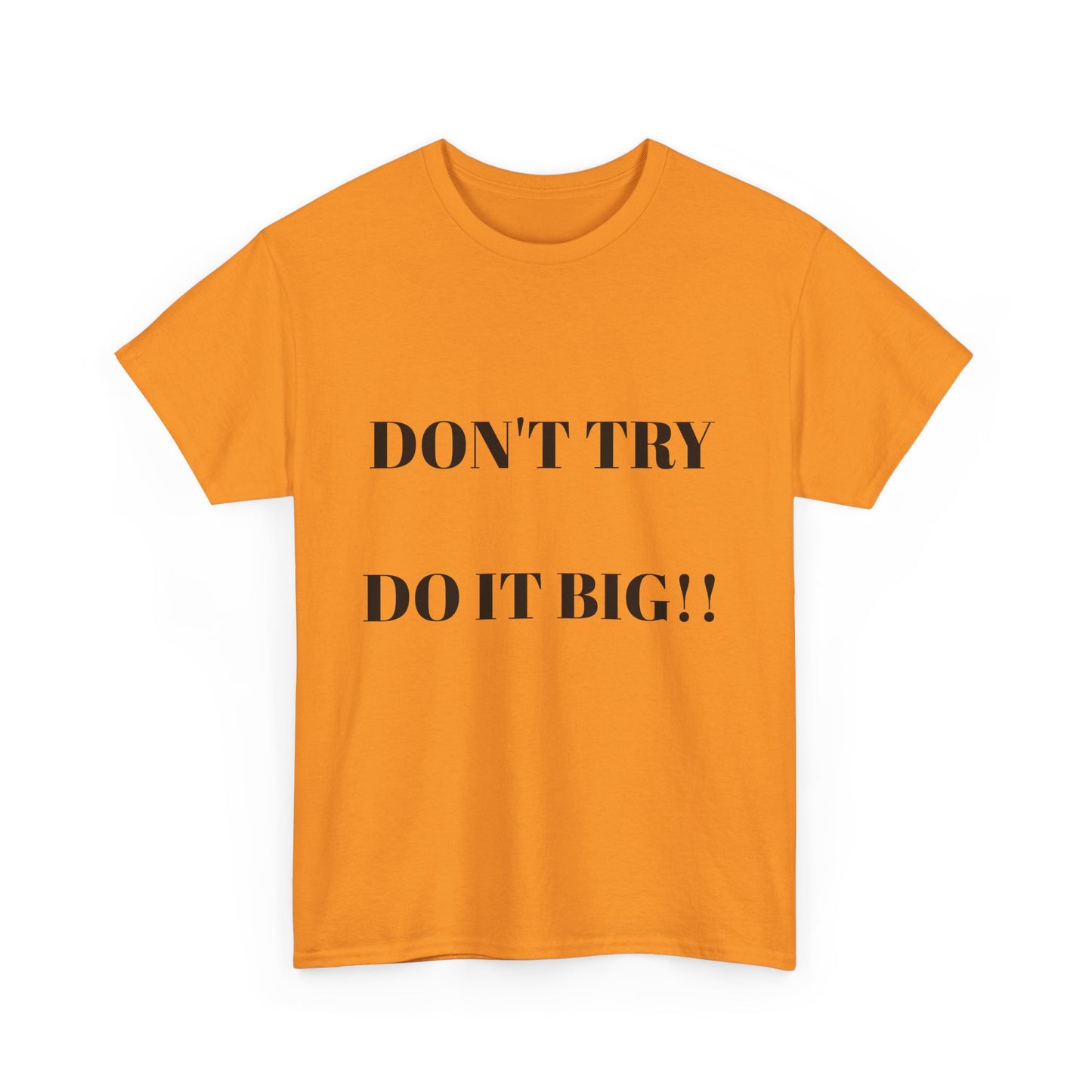 Front and back Don't try