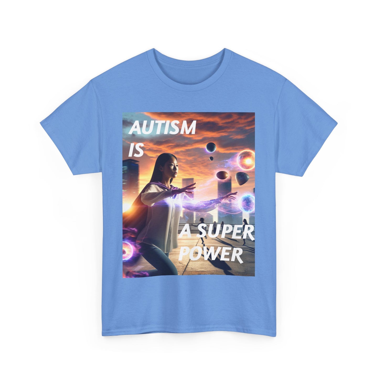 'Autism is a Super Power' Statement Tee