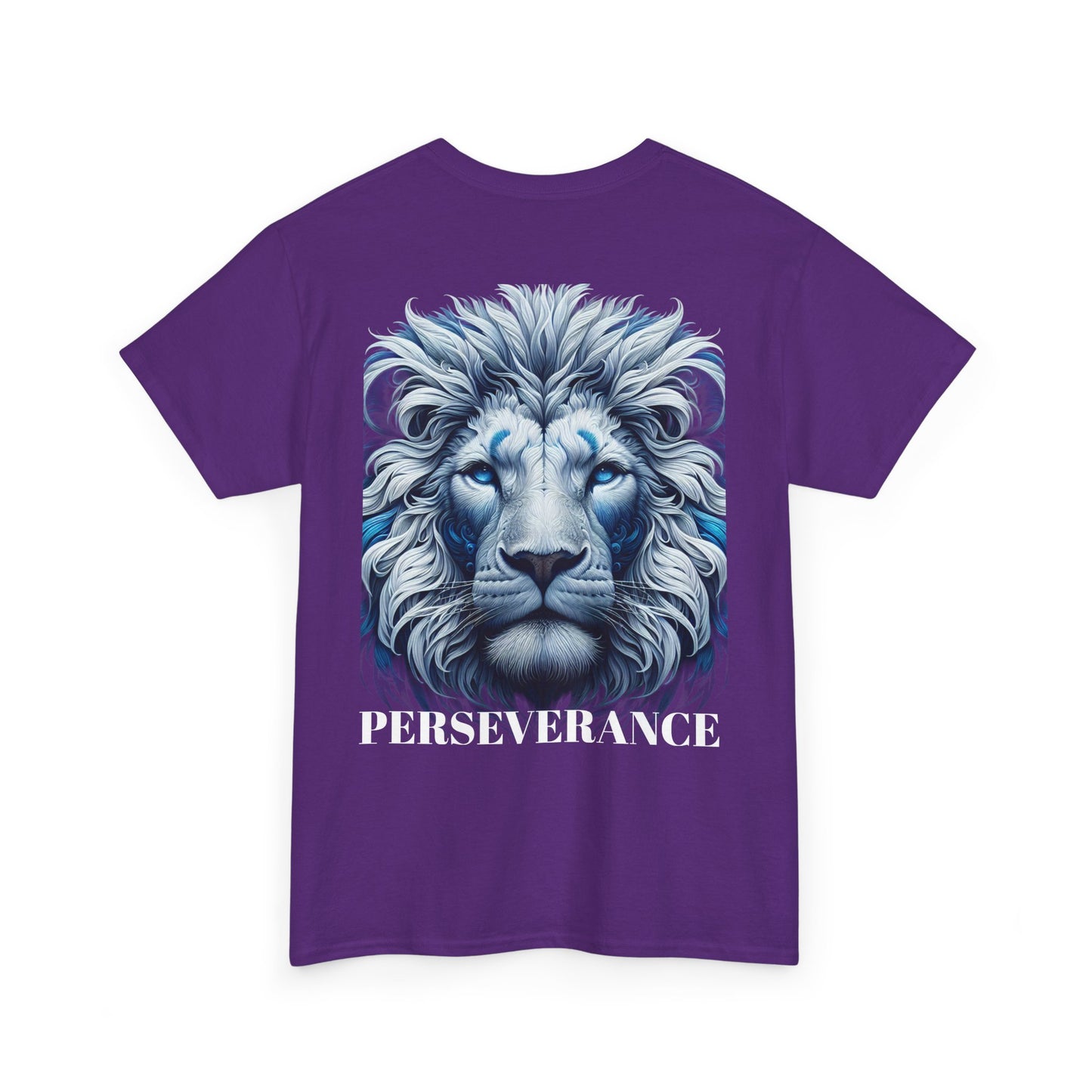 Perserverance FRONT AND BACK - 'Faith must endure' Lion Design