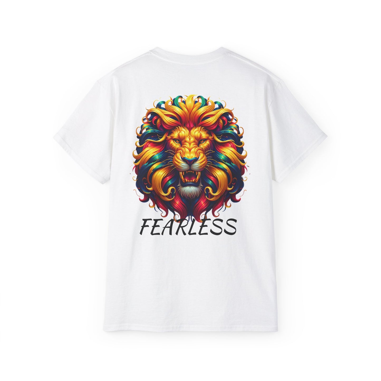 Big Cat Energy Unisex Ultra Cotton Tee - Bold Lion Graphic, Fearless Vibe